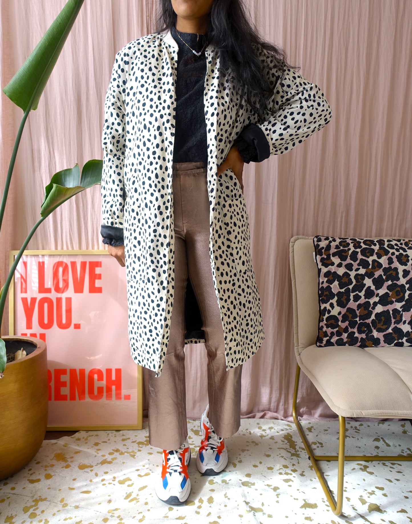 10DAYS embroidered ovesized jacket