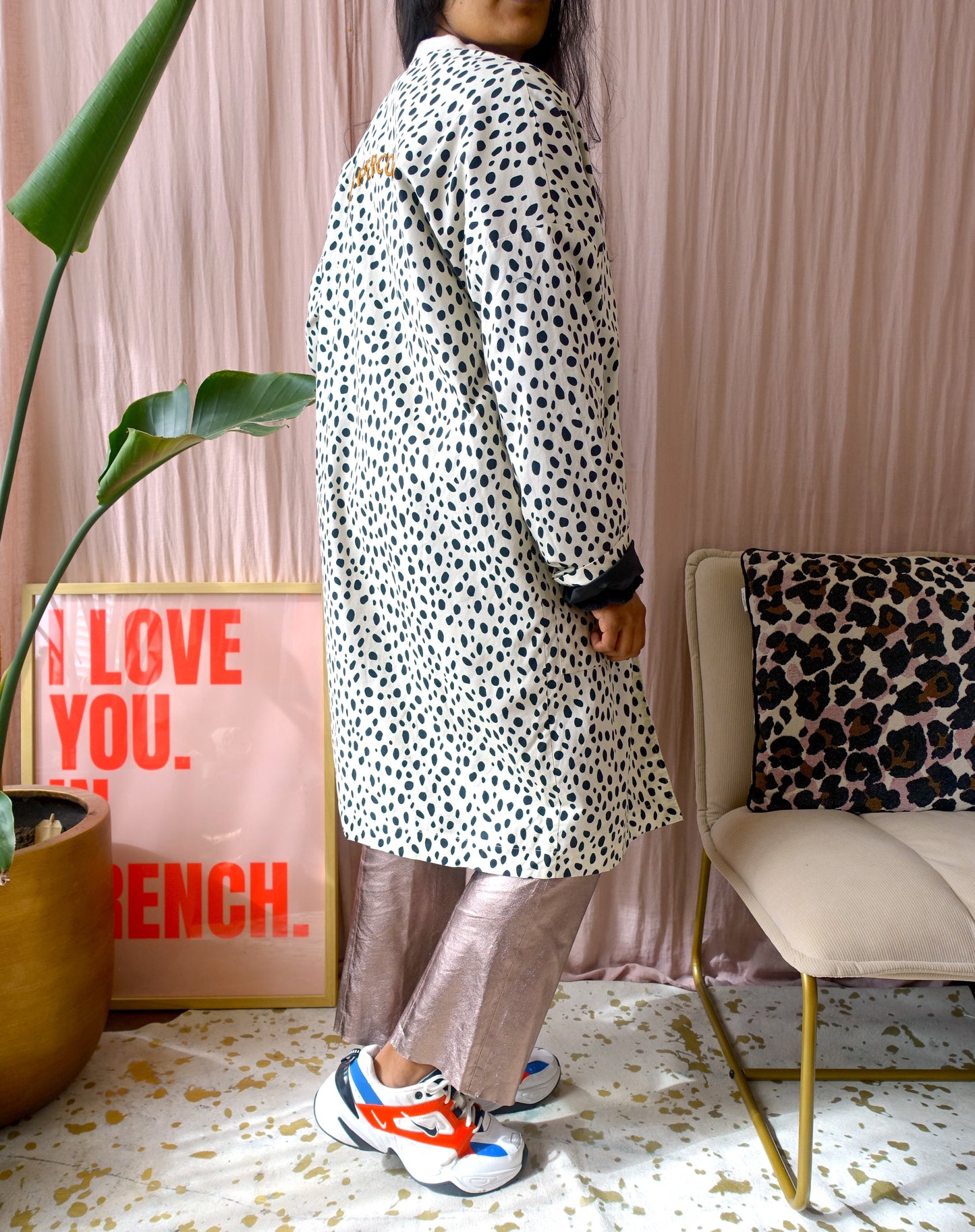 10DAYS embroidered ovesized jacket