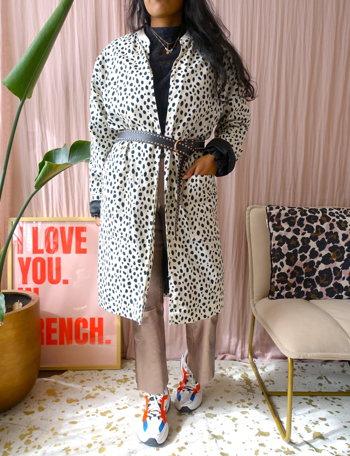 10DAYS embroidered ovesized jacket