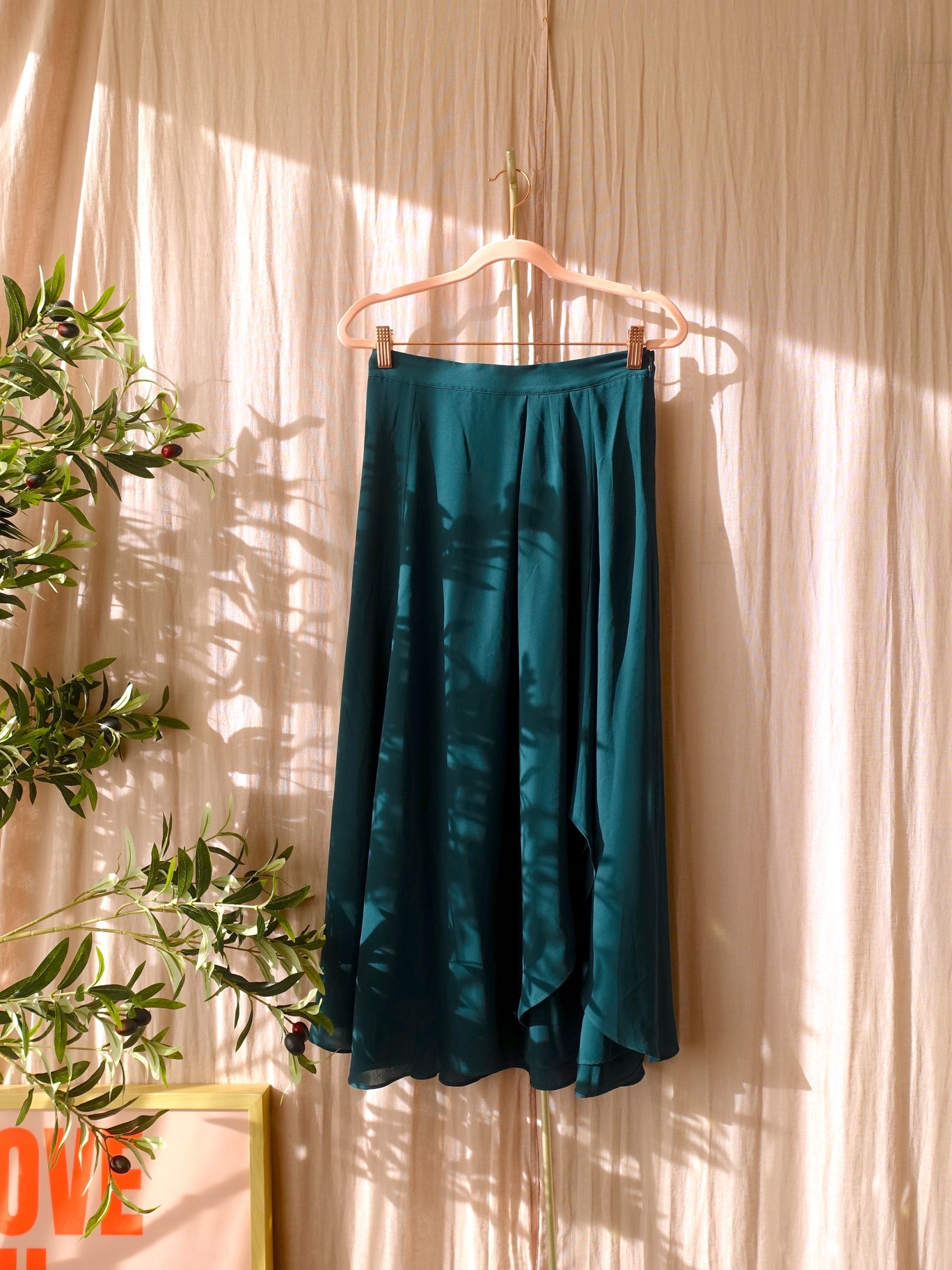 Fabienne Chapot Georgetta solid rok deep teal