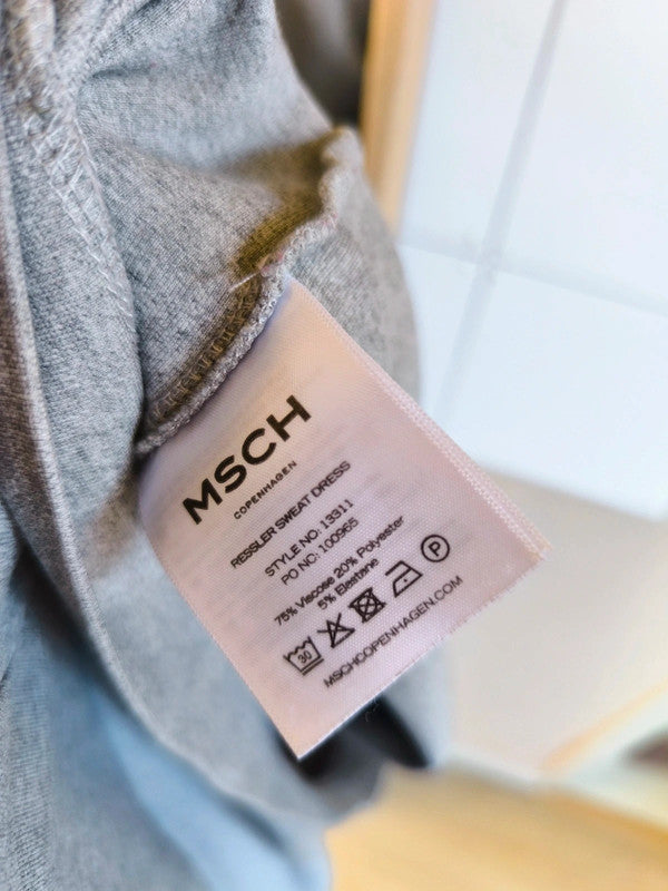 MSCH ressler sweat dress grey melange