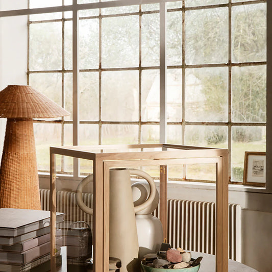 Ferm Living Miru Glass Montre kast natural oak