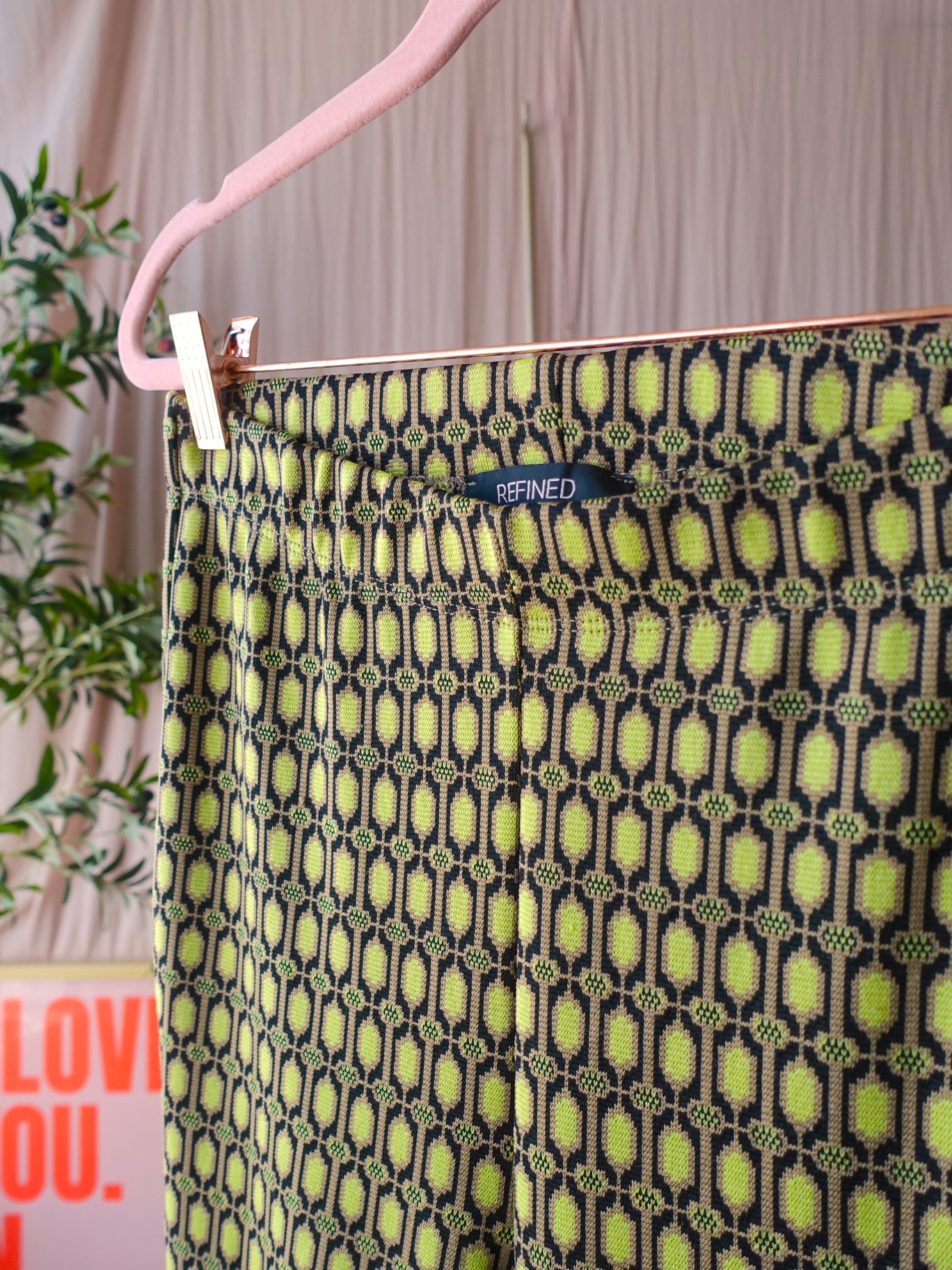 Refined Department Abba jacquard flared