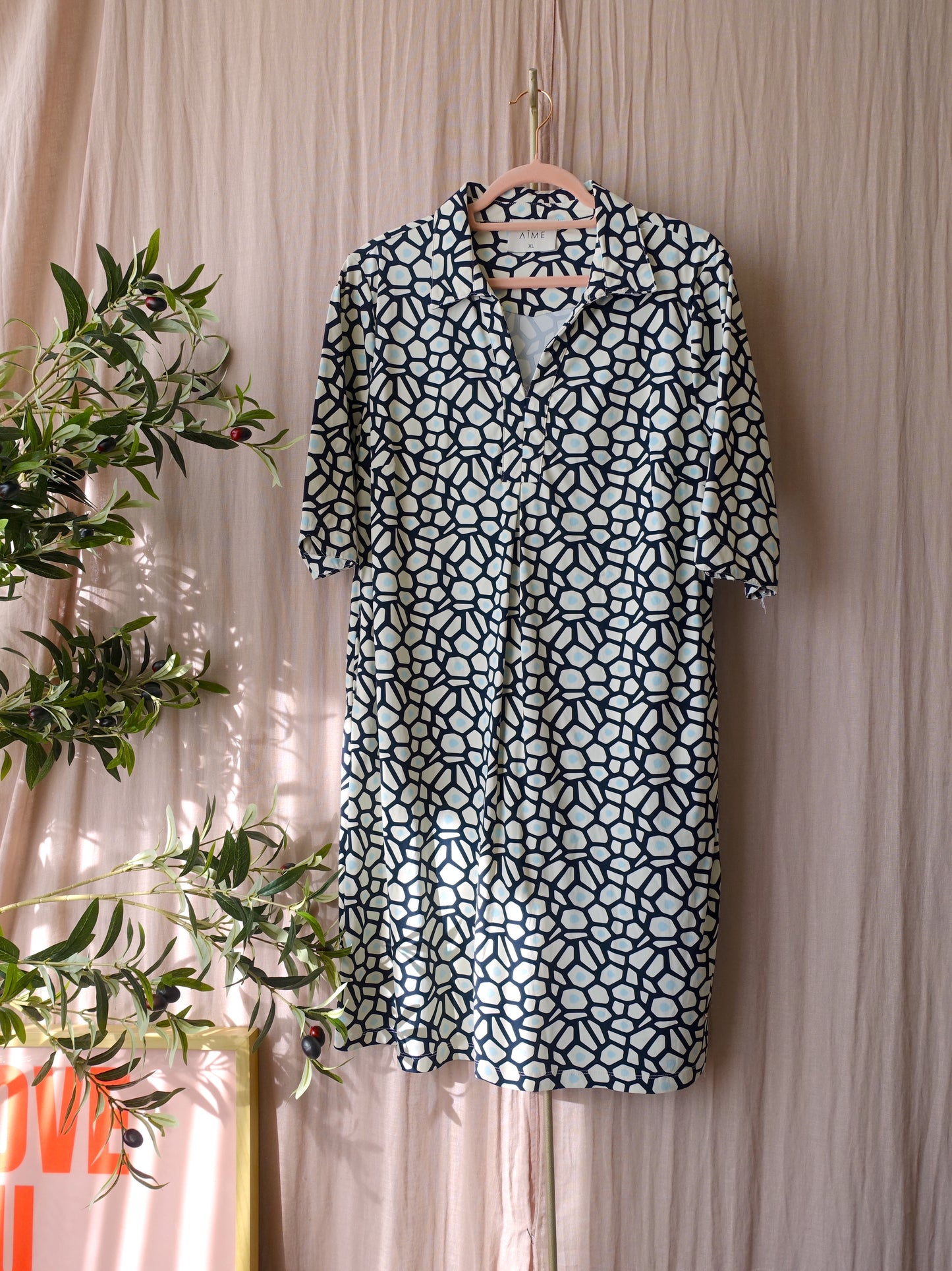 Aime Balance travel quality midi jurk