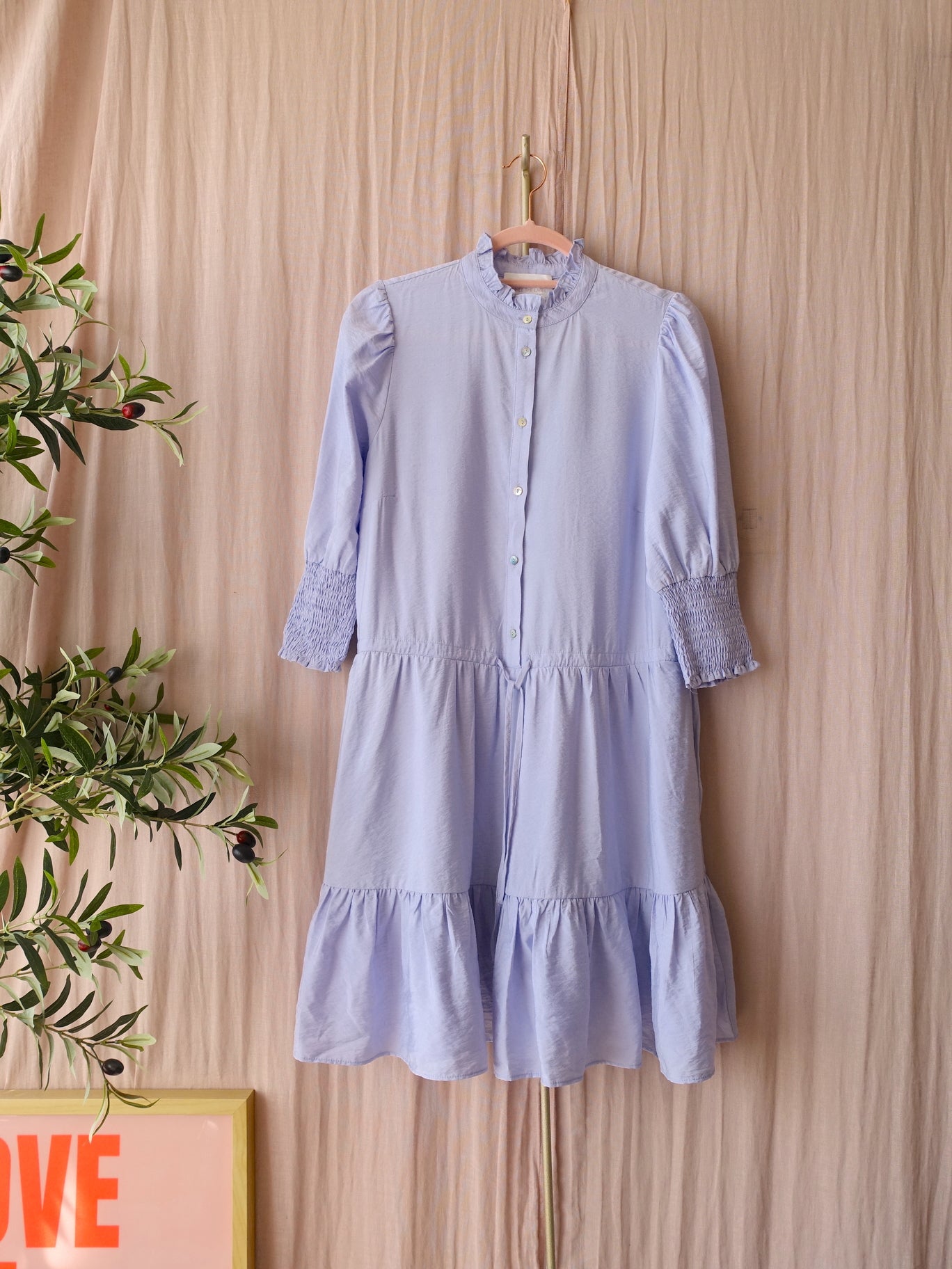 Aímée The Label Floris ruffle jurk lila