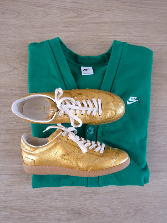 Ama Brand Deluxe blade sneakers solid gold