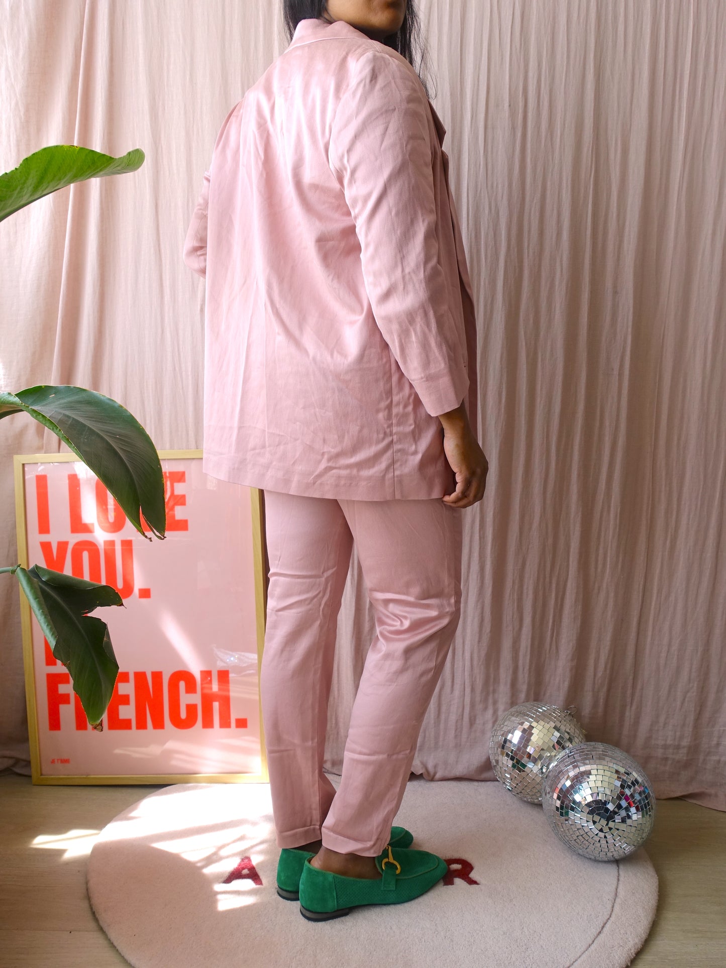 Amatør mina rose co-ord suit (blazer + broek)
