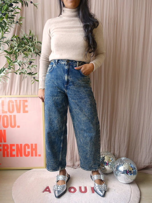 American Vintage joybird balloon cropped jeans