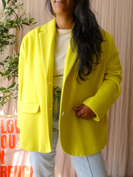 American Vintage soktown blazer bright yellow