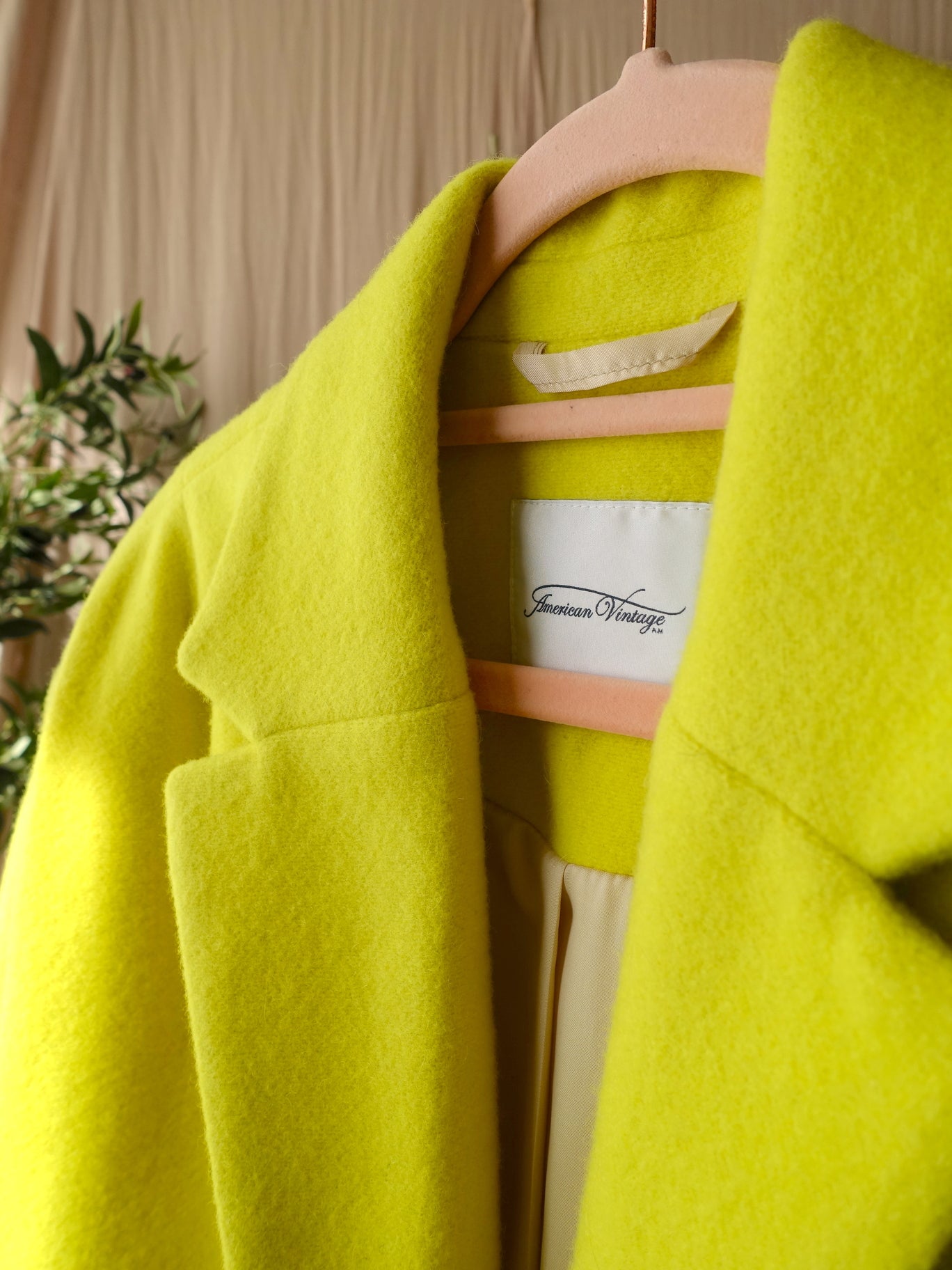 American Vintage soktown blazer bright yellow