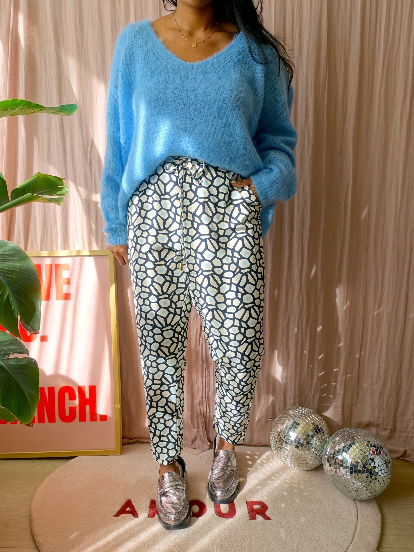 Aime high waist travel quality broek
