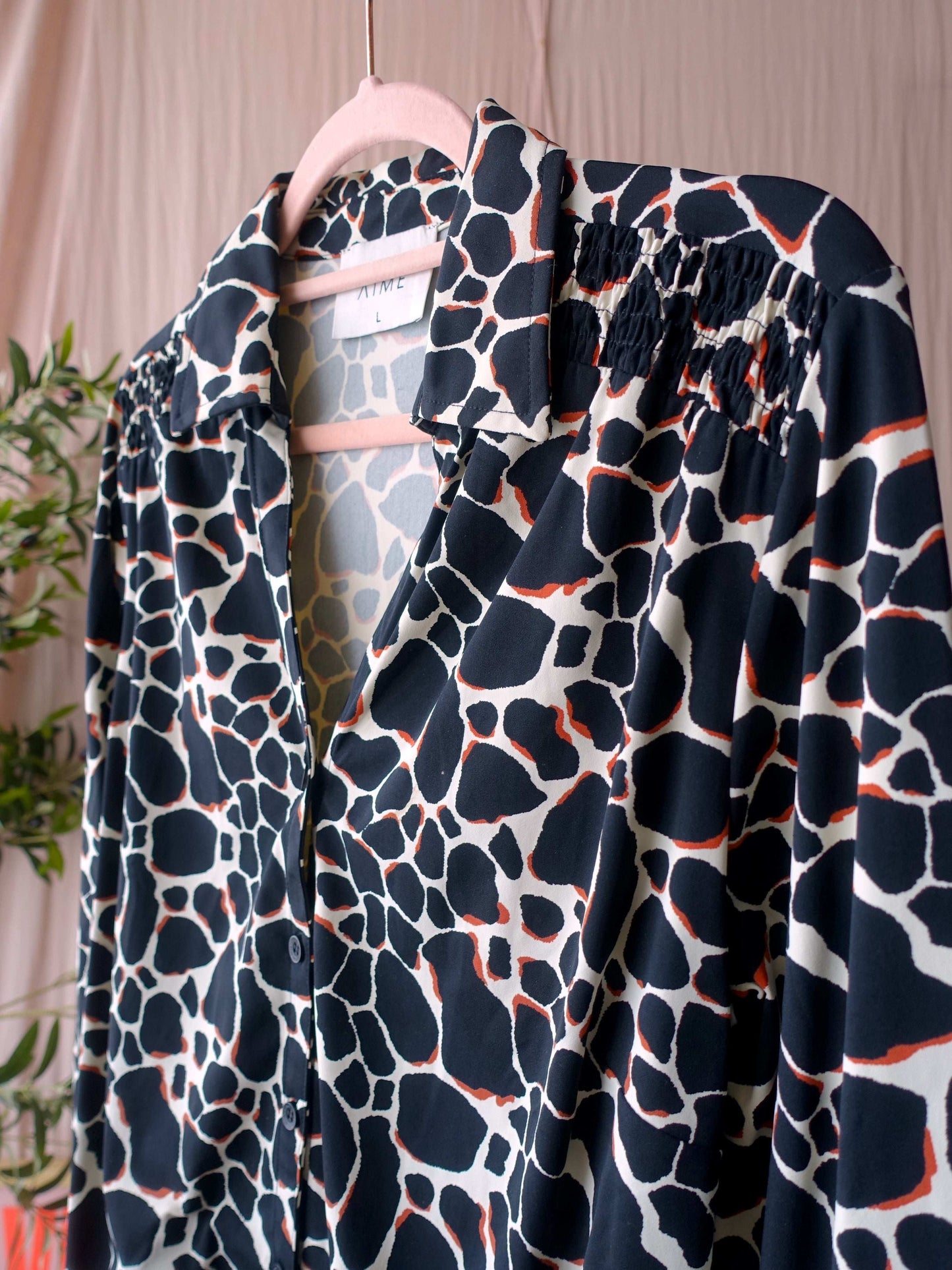 Aime balance travel quality blouse zwart