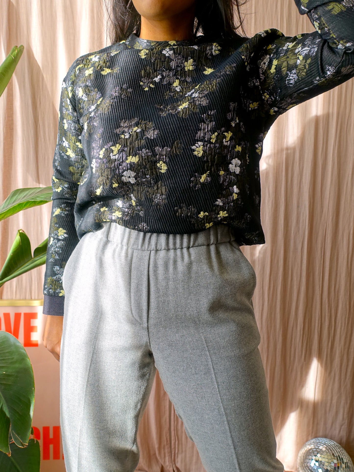 Antonelli Firenze the perfect woolmix pants classic grey