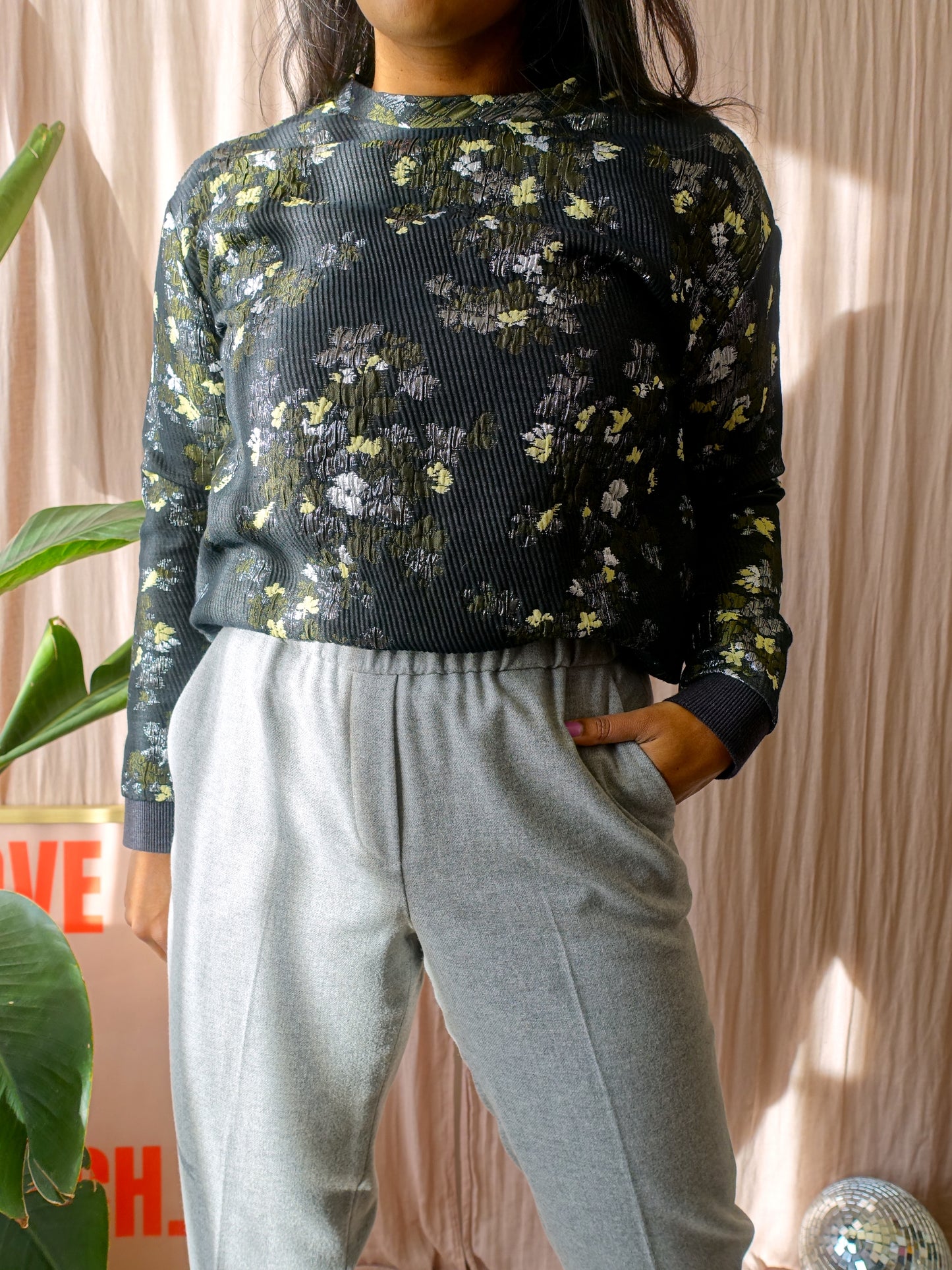 Antonelli Firenze the perfect woolmix pants classic grey