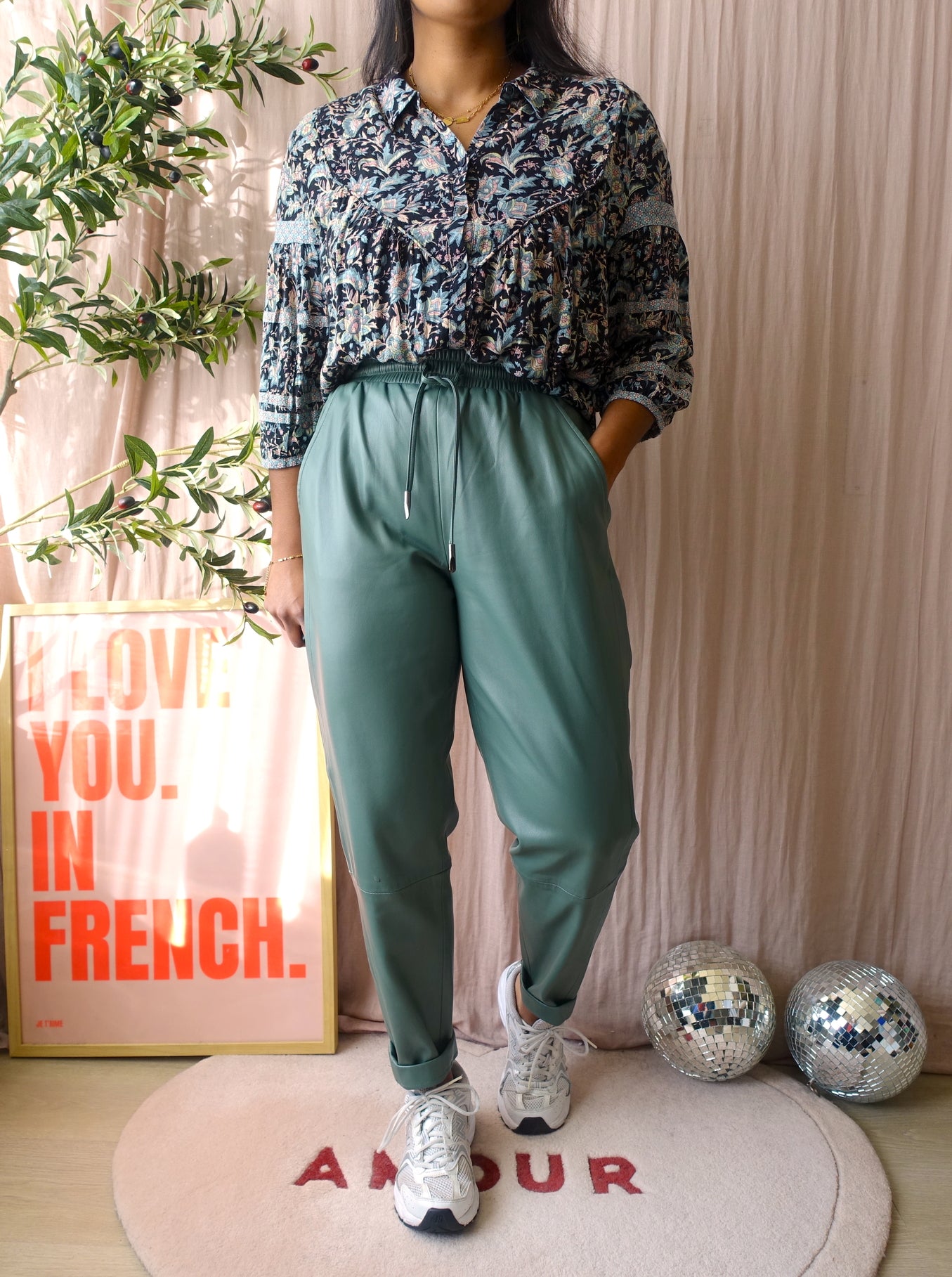 Ba&sh the bohemian paisley blouse