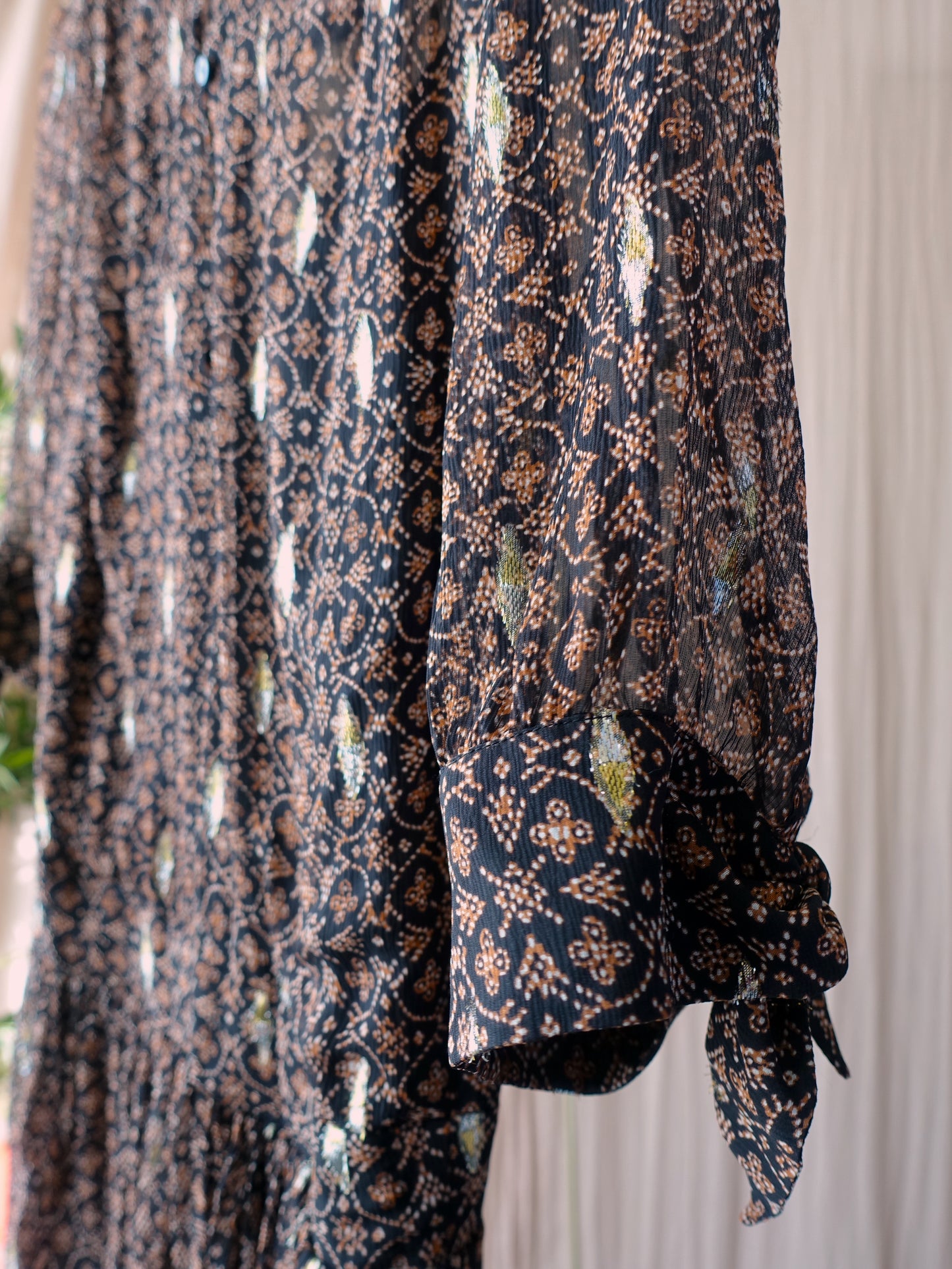 Ba&sh silk blend dress madrid
