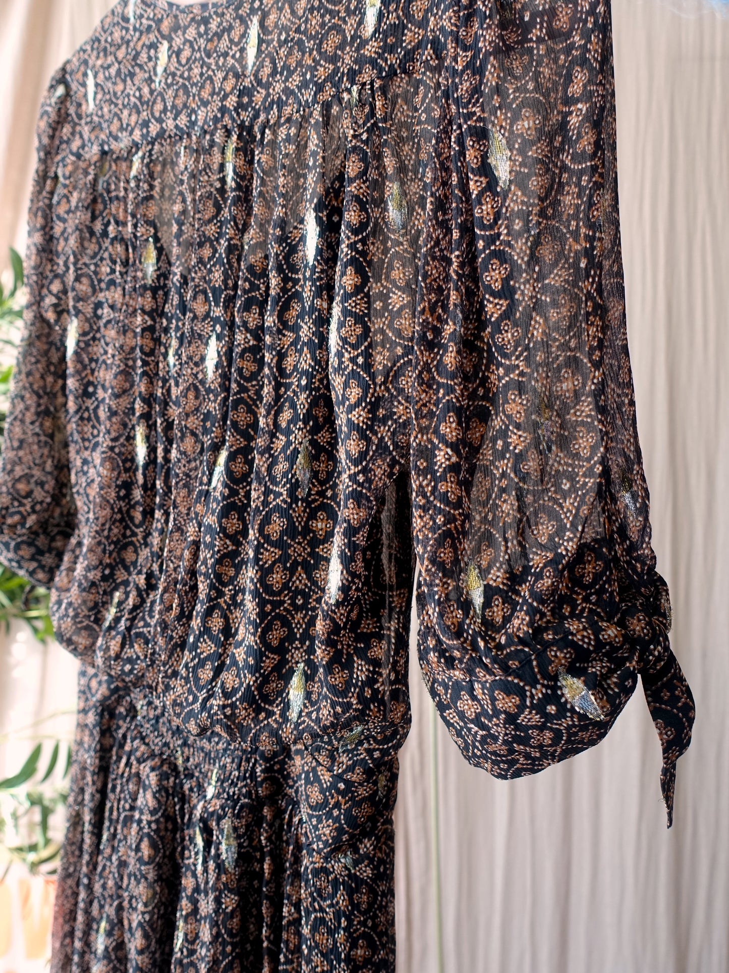 Ba&sh silk blend dress madrid
