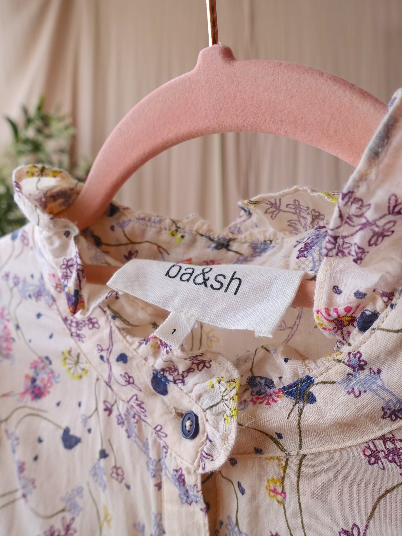 Ba&sh Belle mini jurk ecru / blush