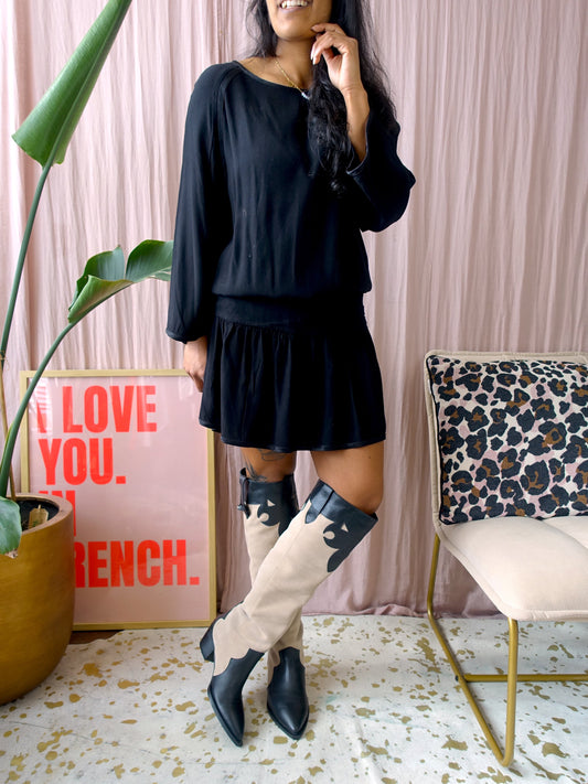 Ba&sh little black tunic dress