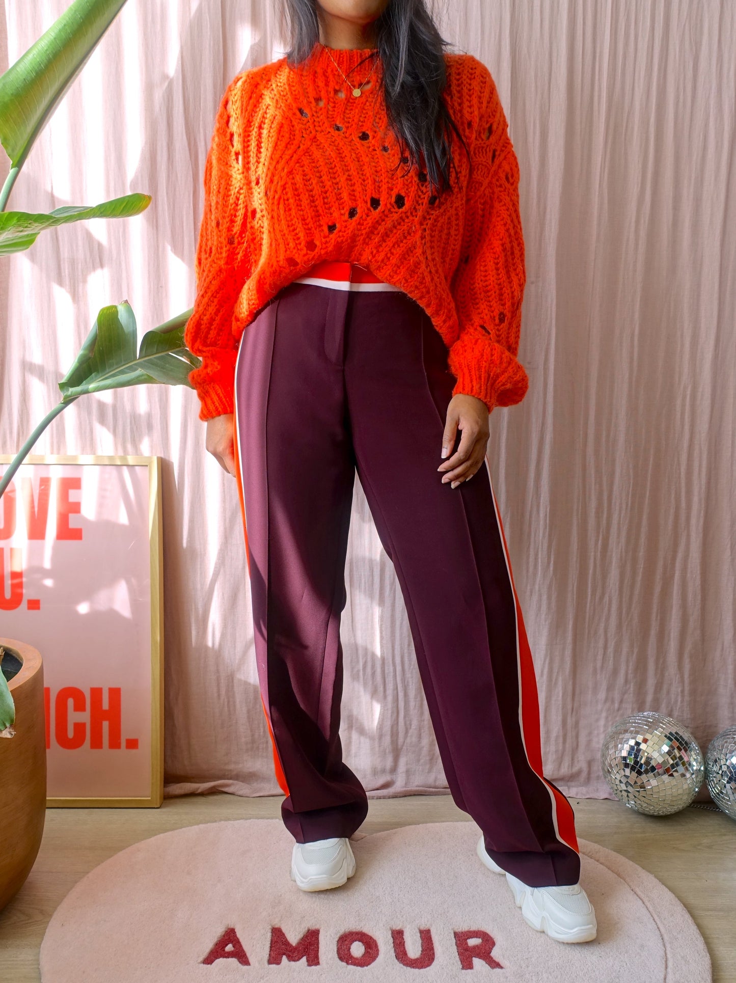 Barbara Bui wide leg trousers bordeaux