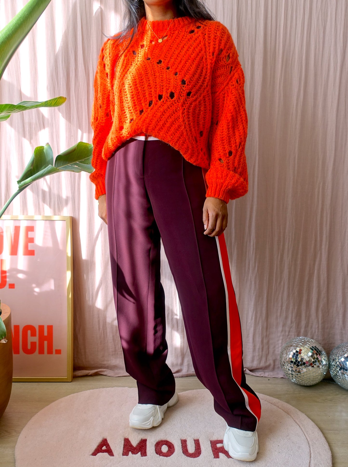 Barbara Bui wide leg trousers bordeaux