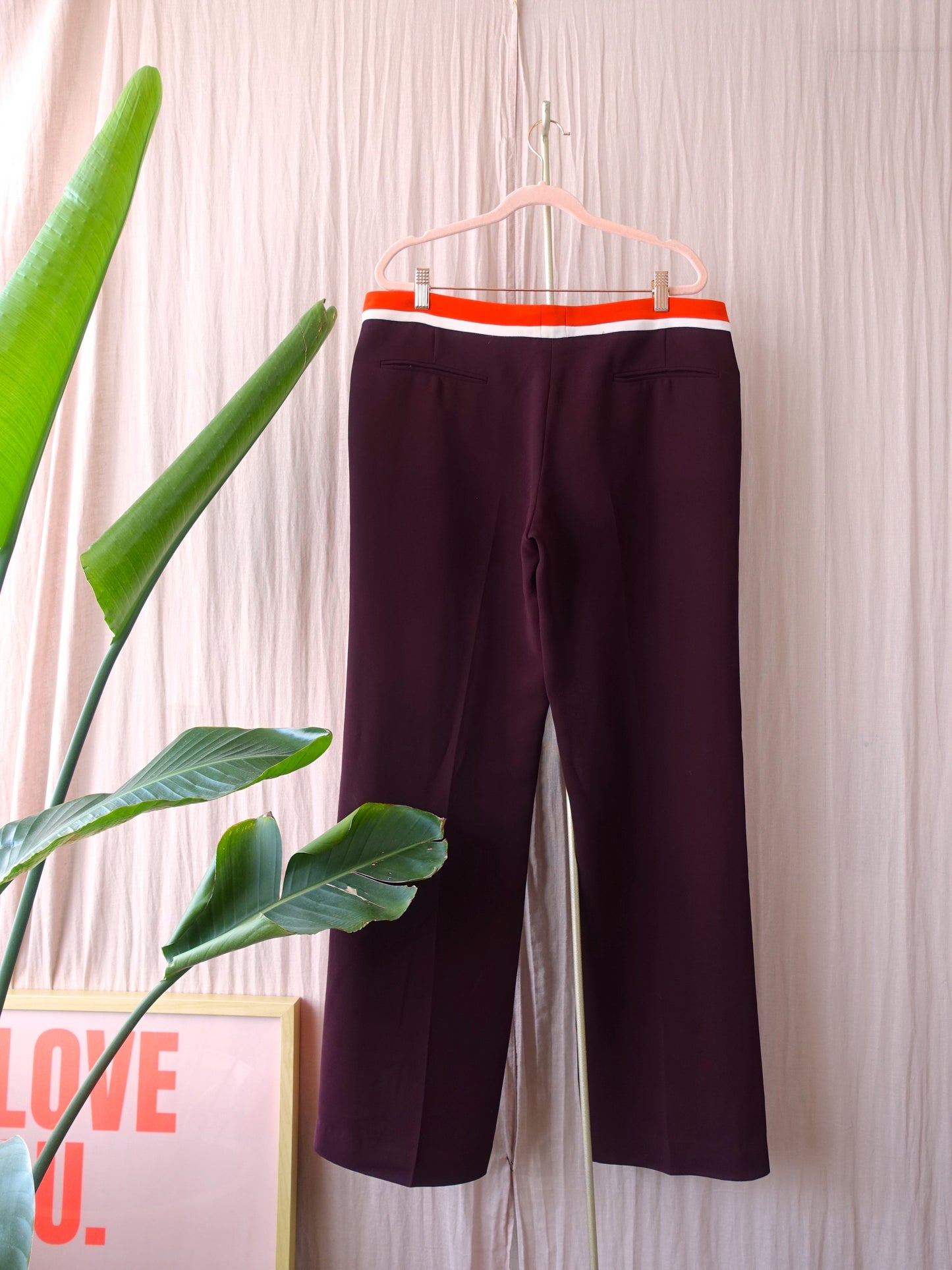 Barbara Bui wide leg trousers bordeaux