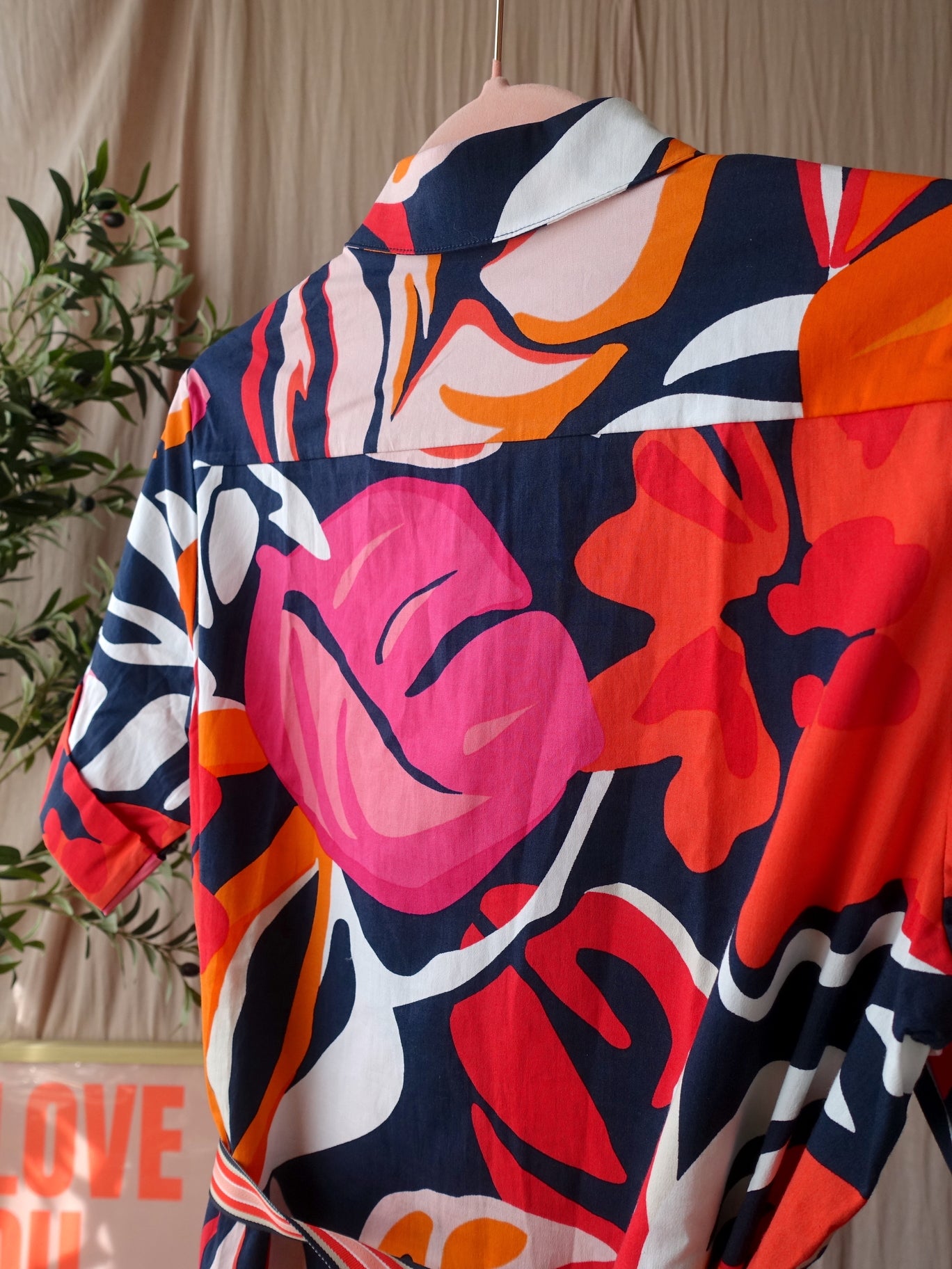 Betty Barclay cotton stretch blousejurk the florals