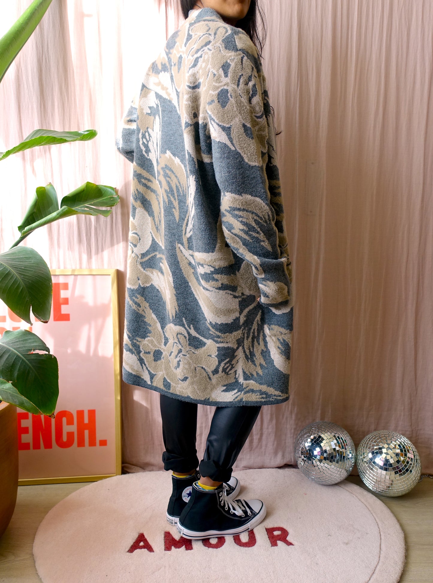 Betty Barclay jacquard lurex knit cardigan