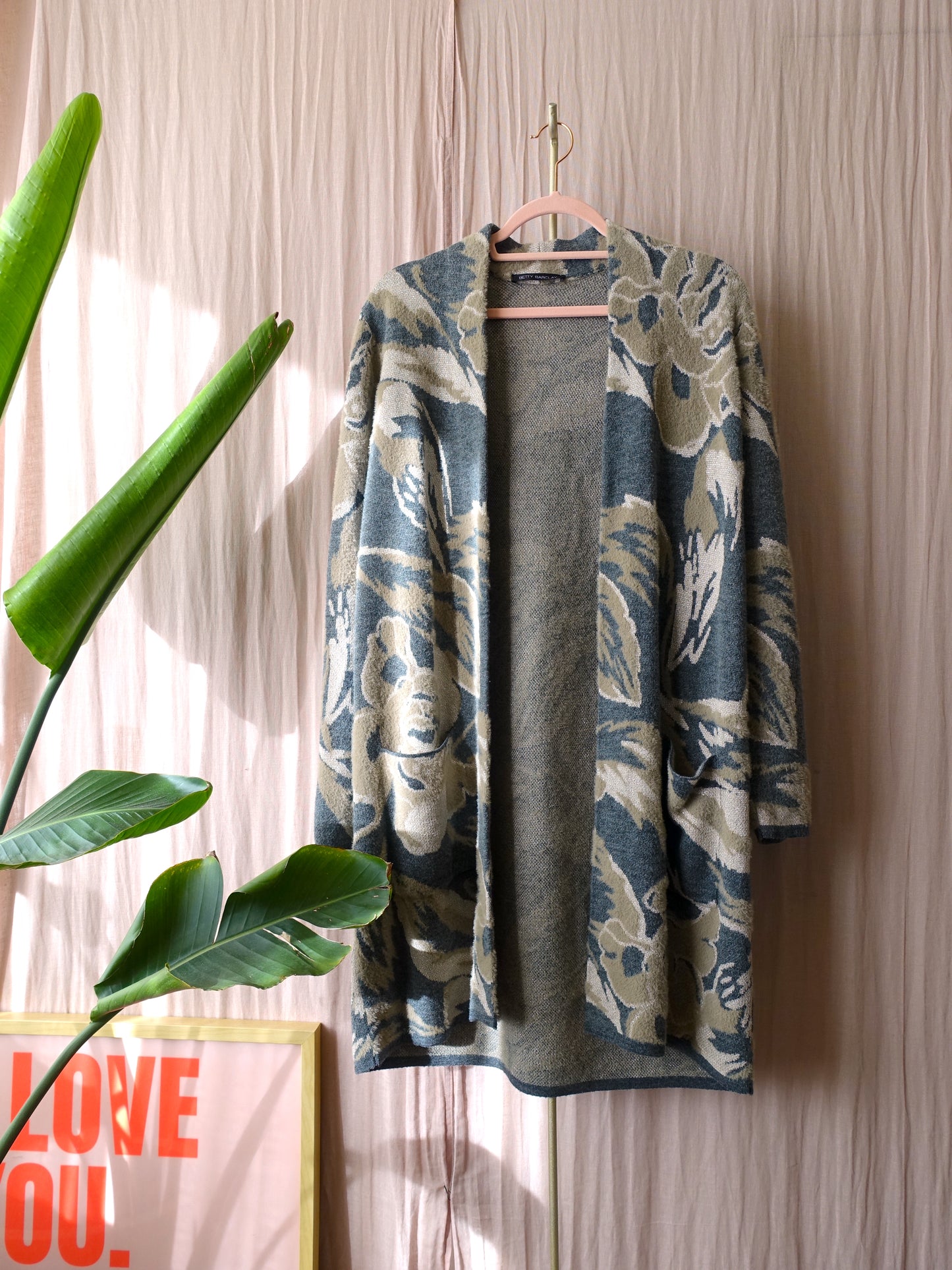 Betty Barclay jacquard lurex knit cardigan