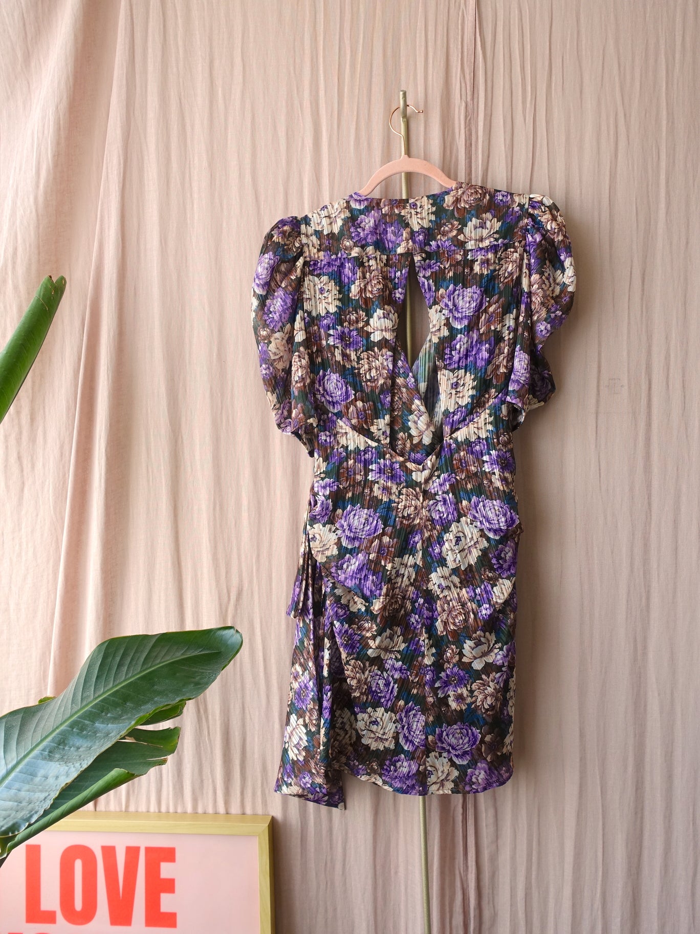 Birgitte Herskind kathinka floral jurk dusty lavender