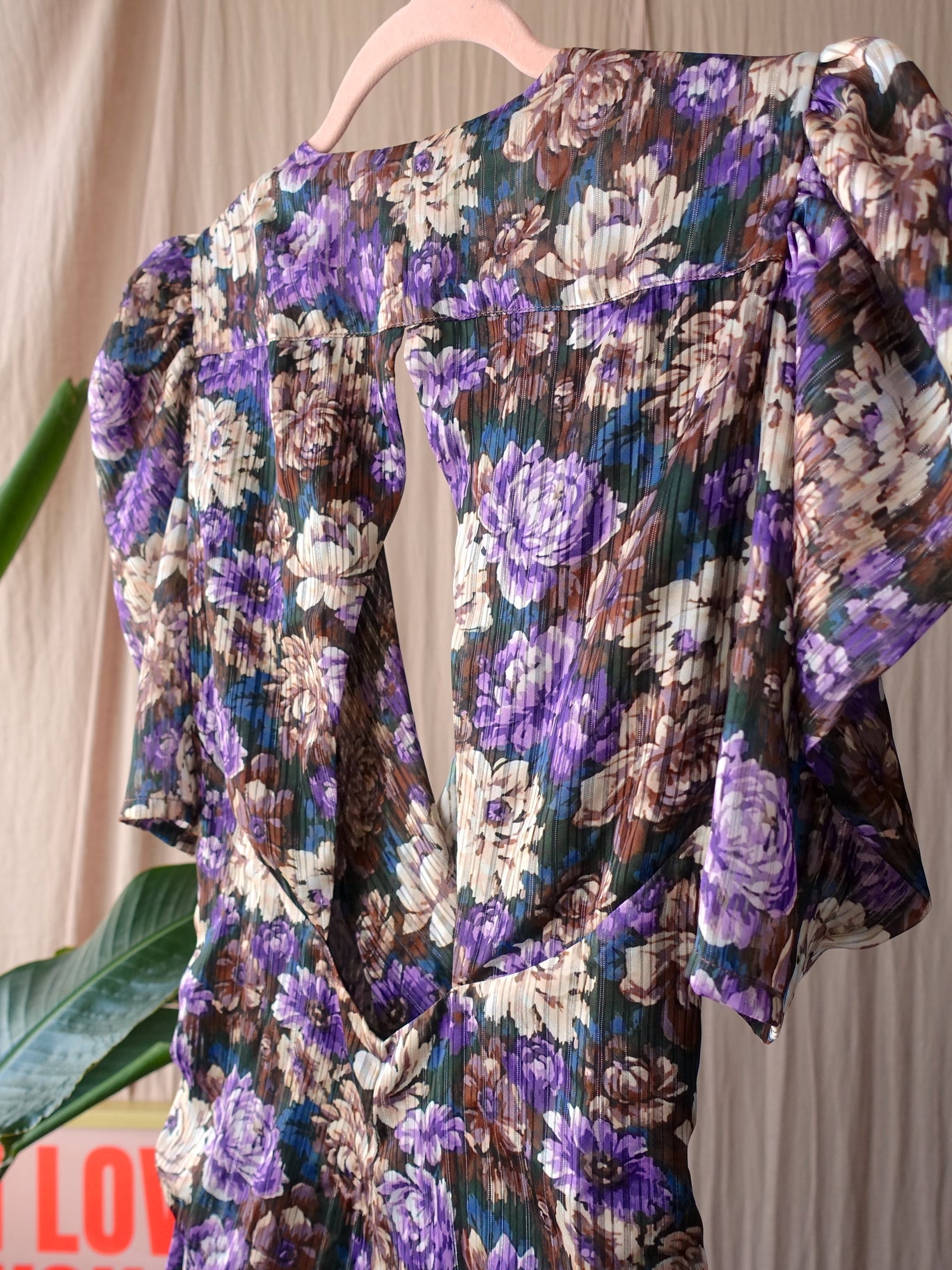 Birgitte Herskind kathinka floral jurk dusty lavender