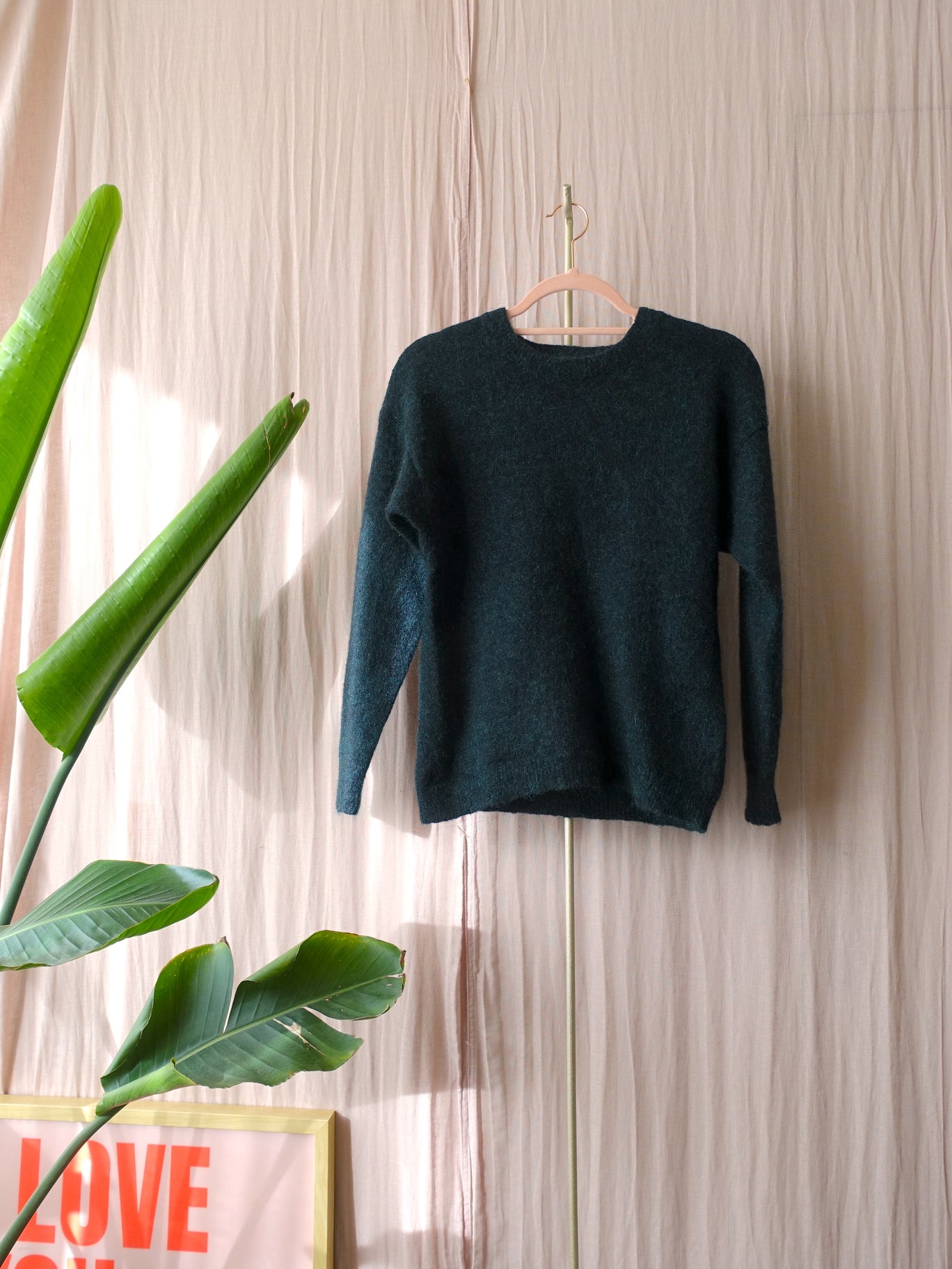 By-Bar mohairmix knit dark green