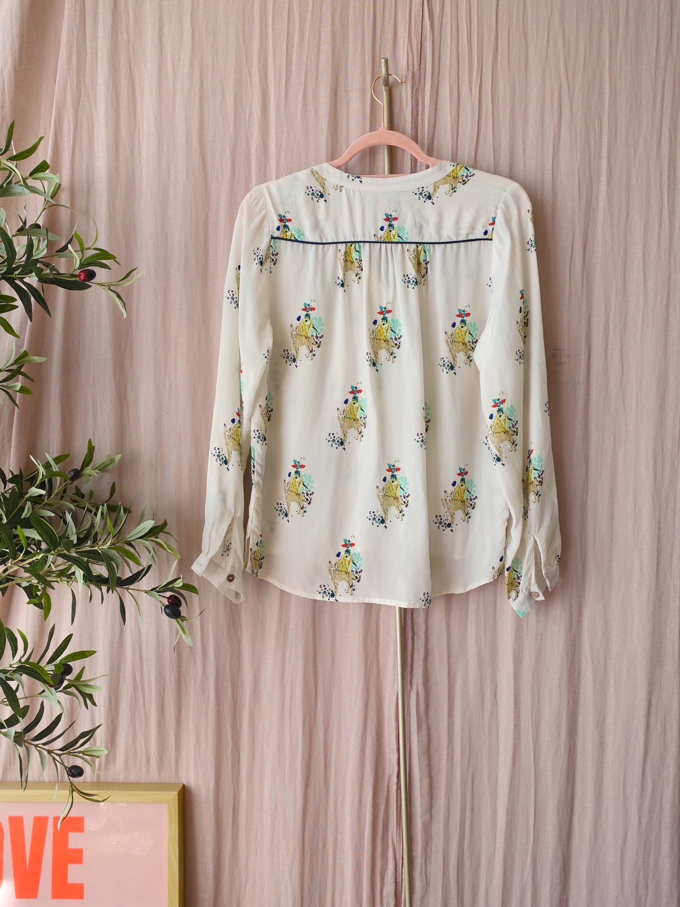 POM Amsterdam x Katja a world of lucky charms blouse
