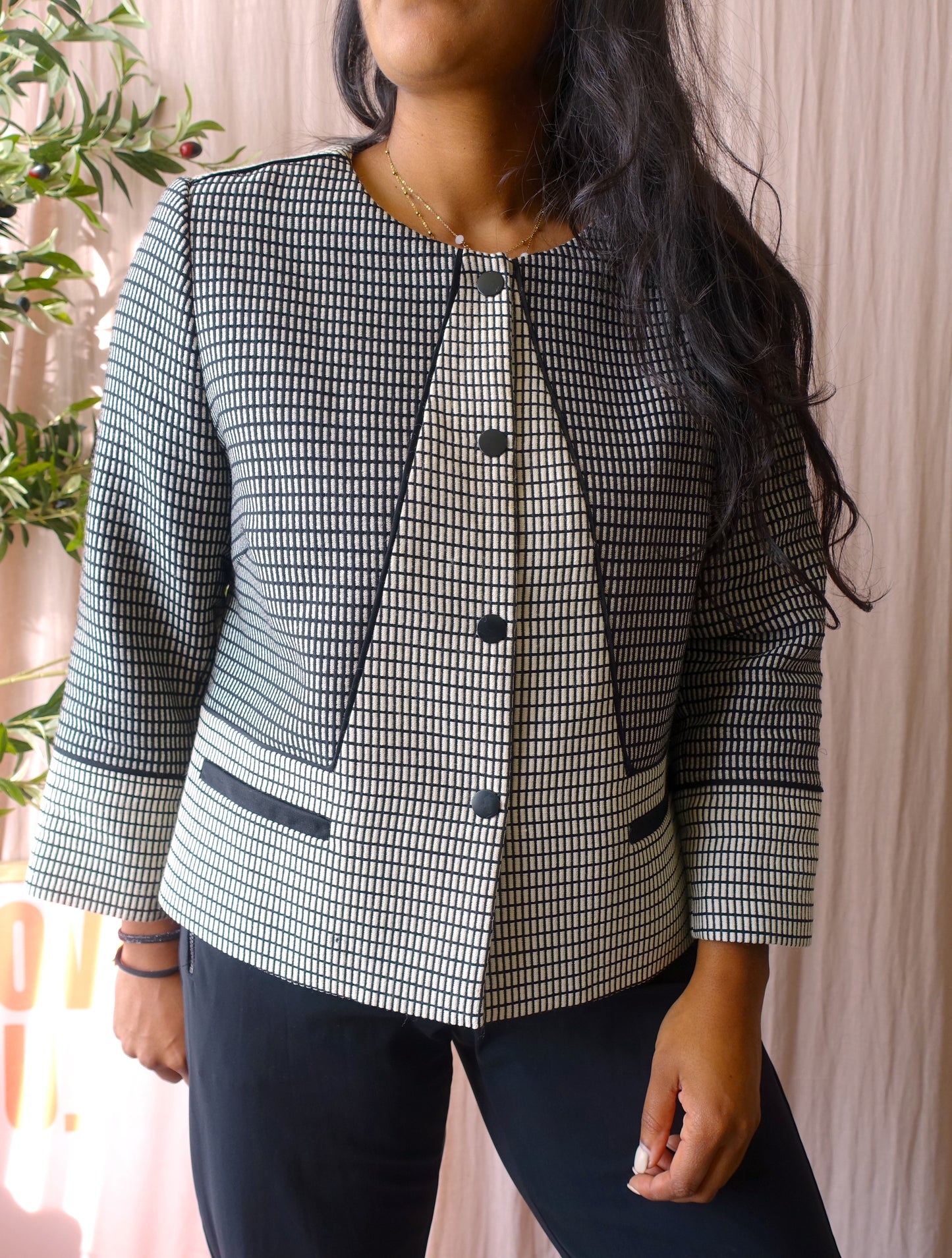By Malene Birger jacquard graphic blazer