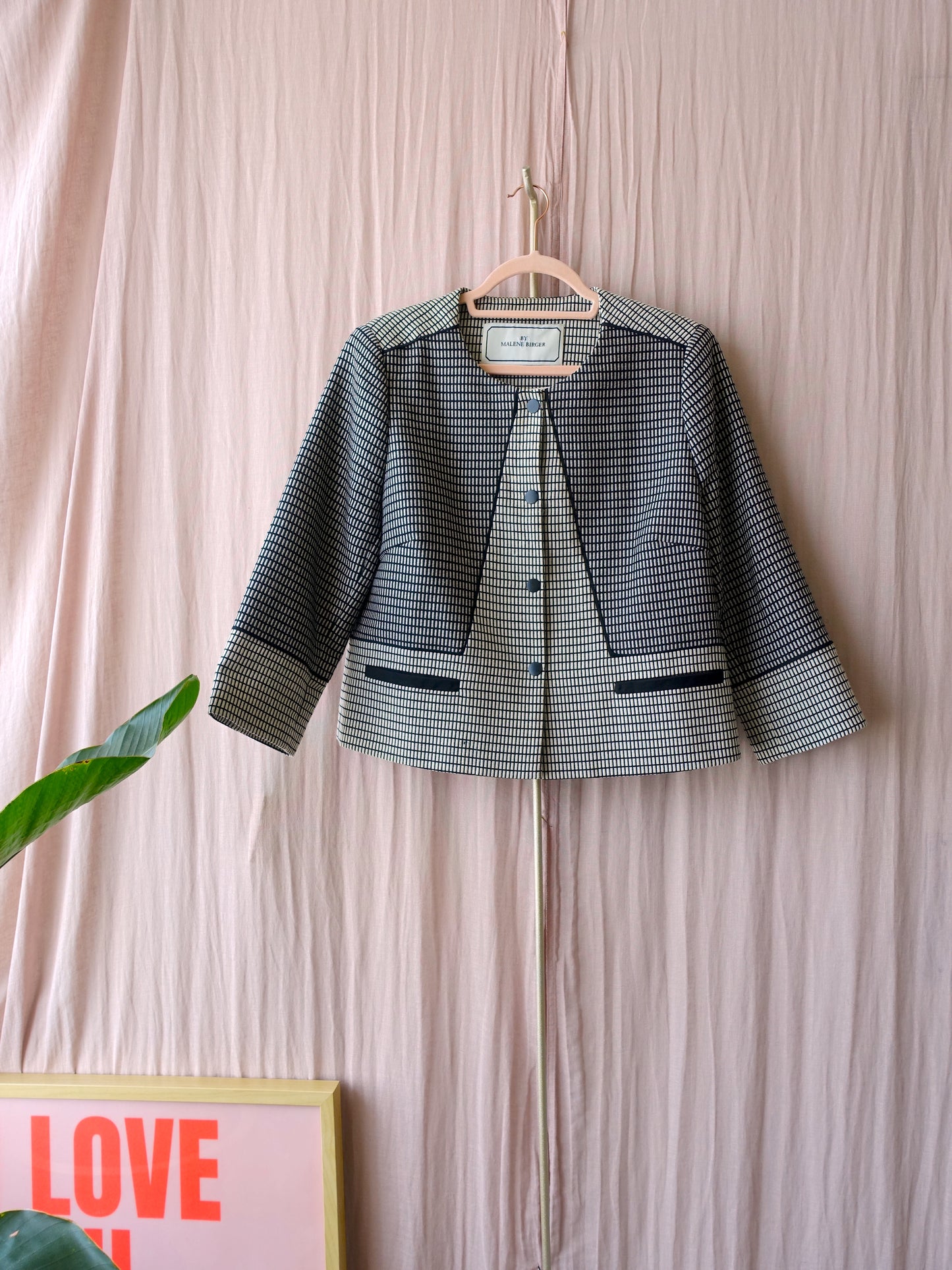 By Malene Birger jacquard graphic blazer