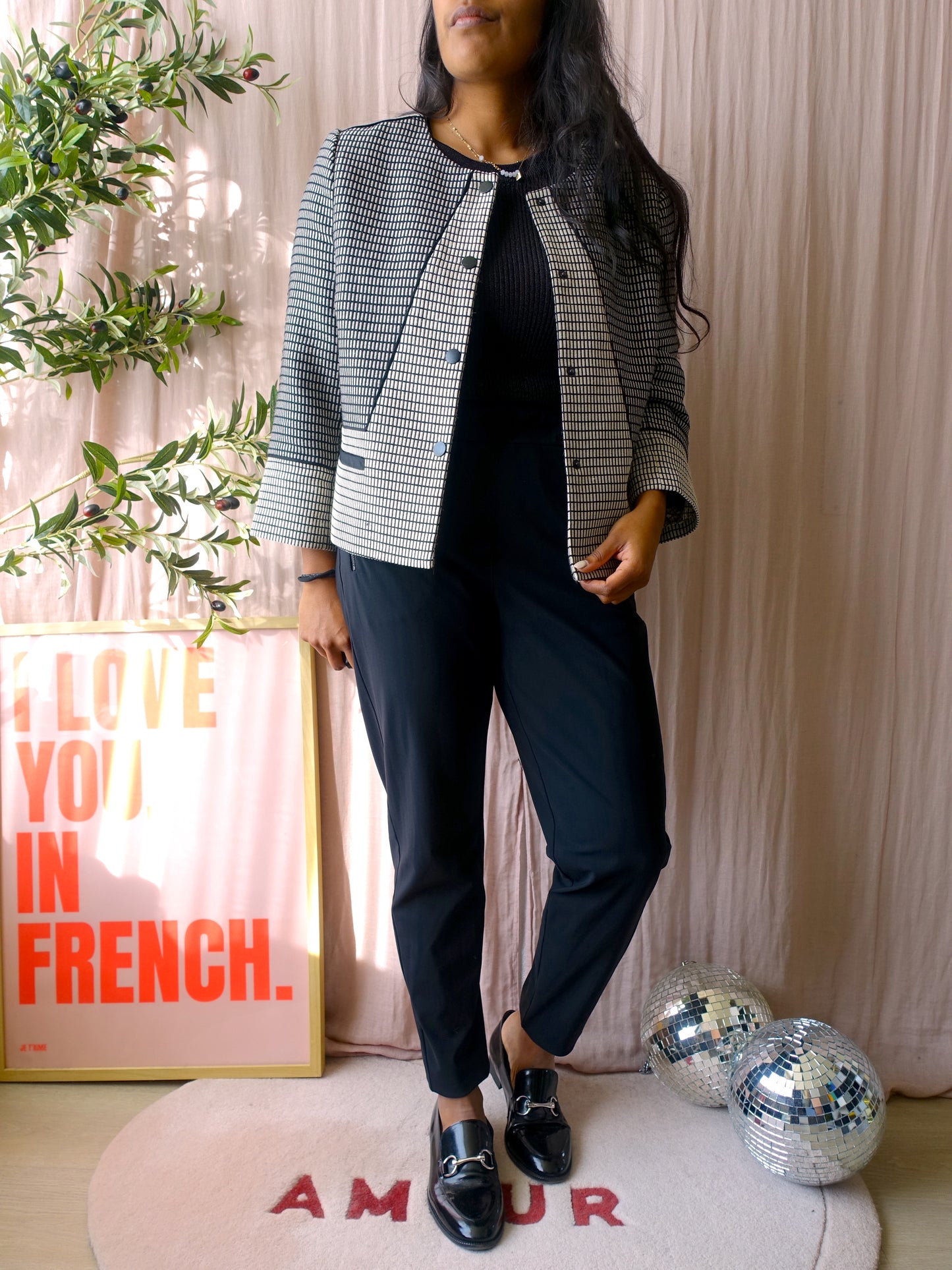 Studio Anneloes high waist pants Margot zwart