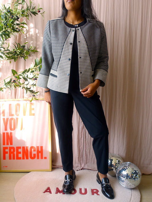 By Malene Birger jacquard graphic blazer