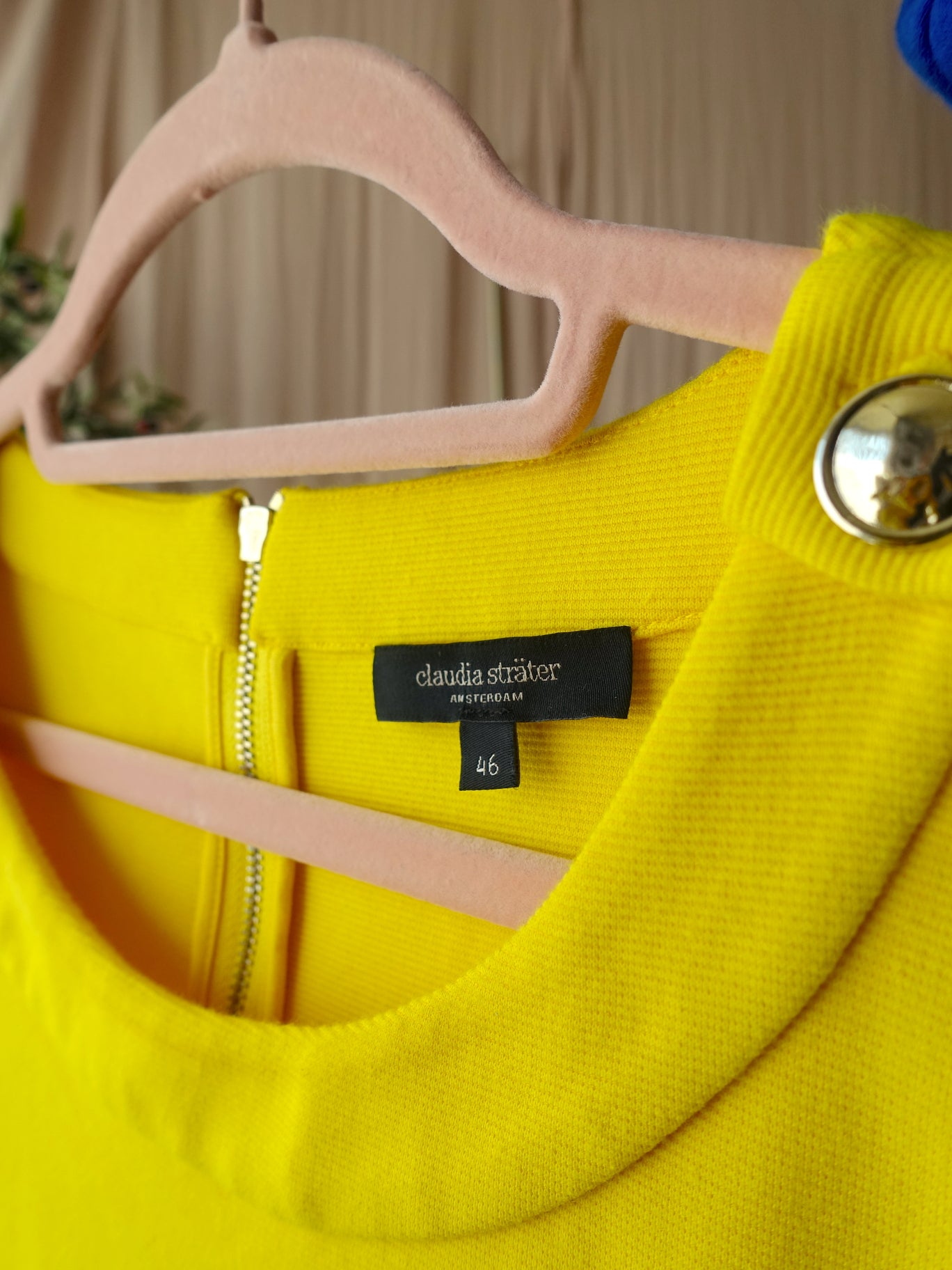 Claudia Sträter cottonmix tee bright yellow