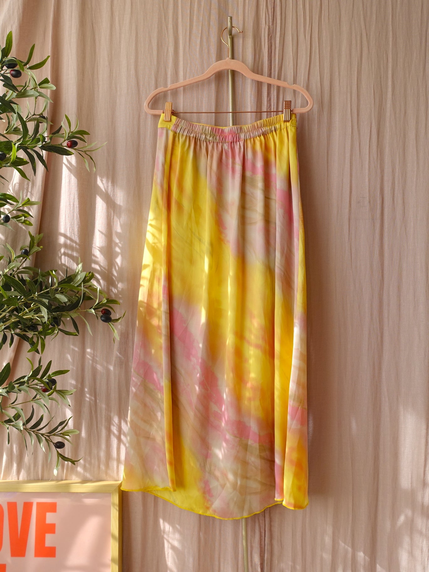 Co'Couture satin marble print rok