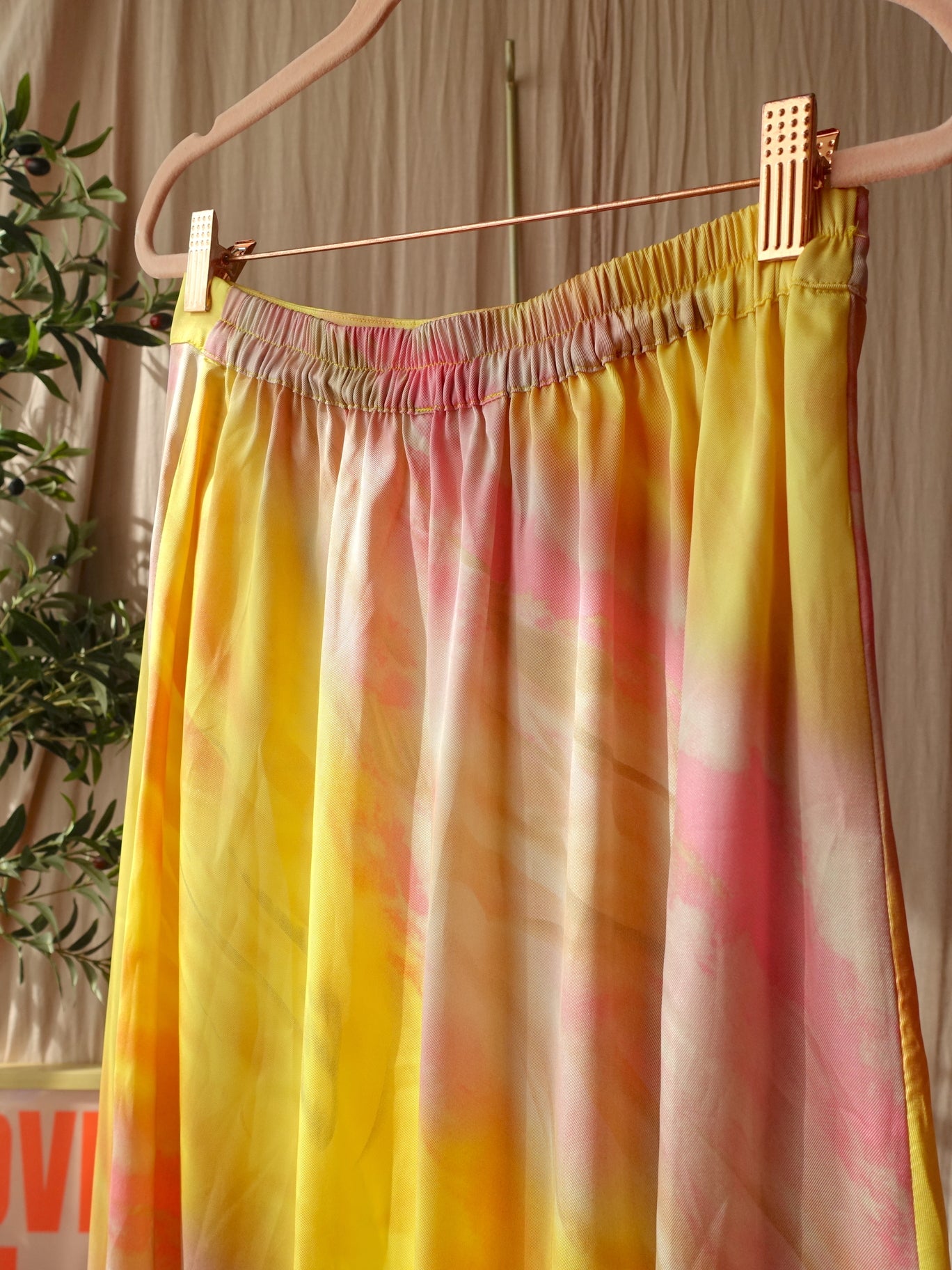 Co'Couture satin marble print rok