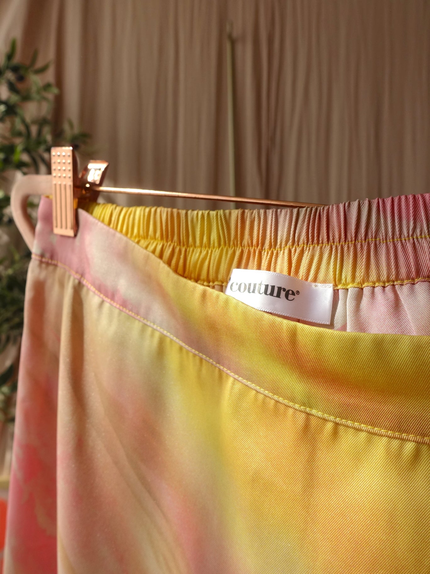 Co'Couture satin marble print rok