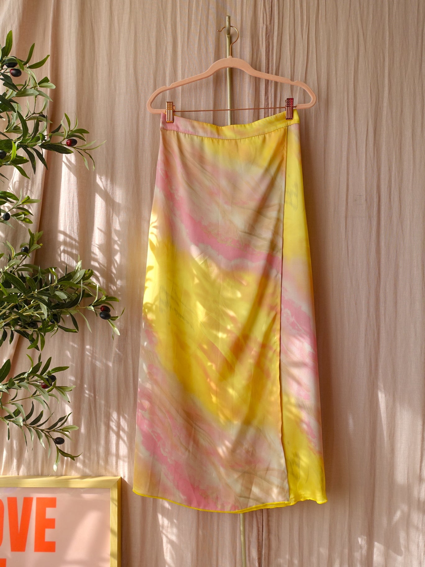 Co'Couture satin marble print rok