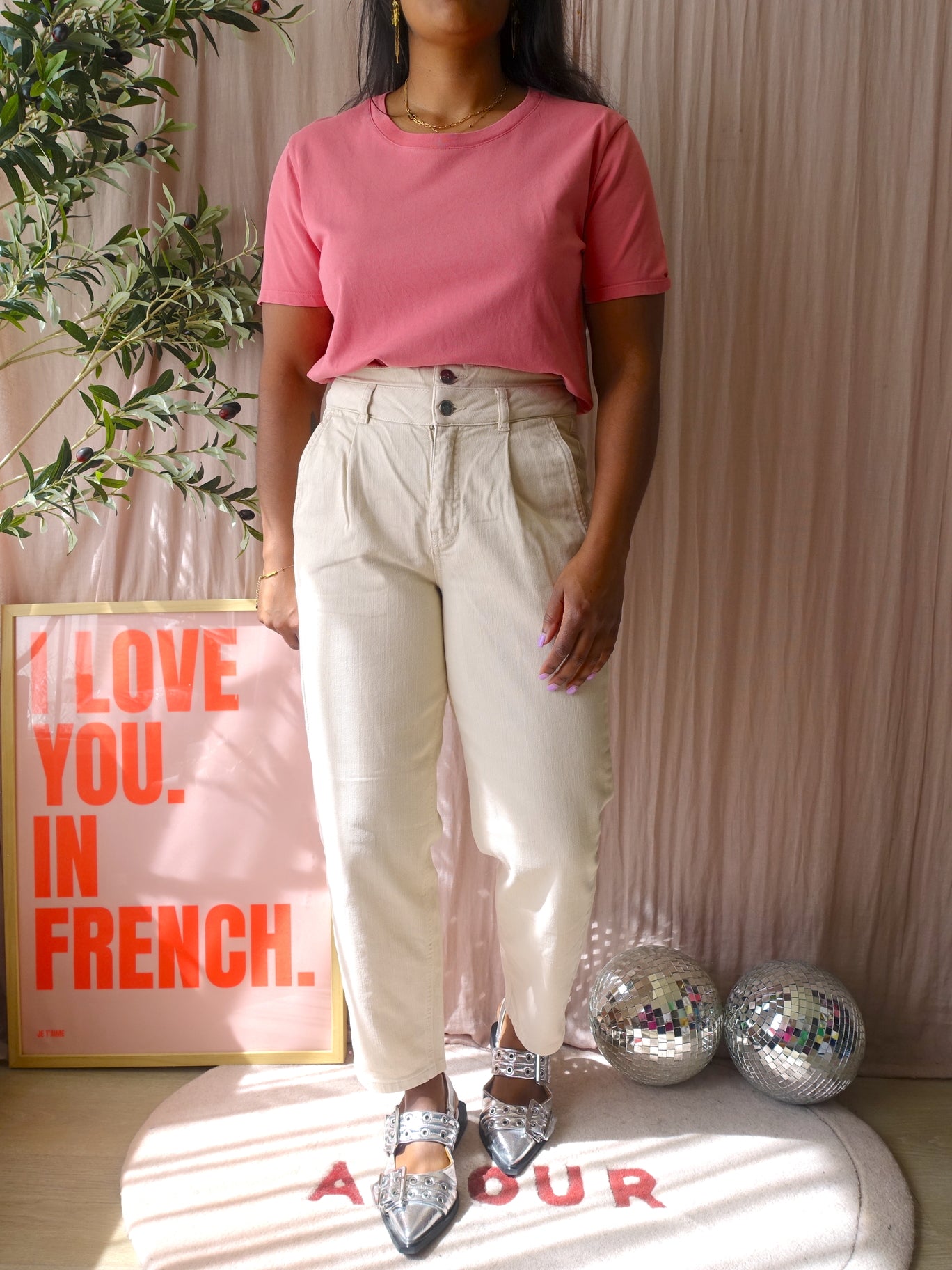 Co'couture denzel dakota jeans ecru