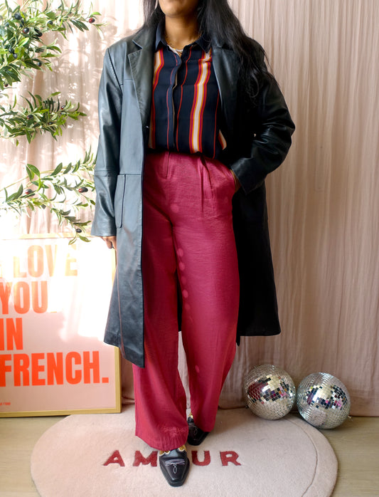 DNA Amsterdam the vintage leather trench coat