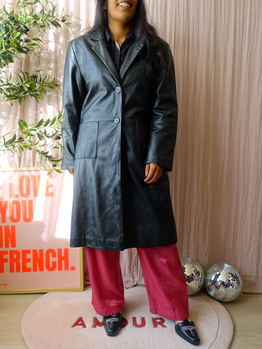 DNA Amsterdam the vintage leather trench coat