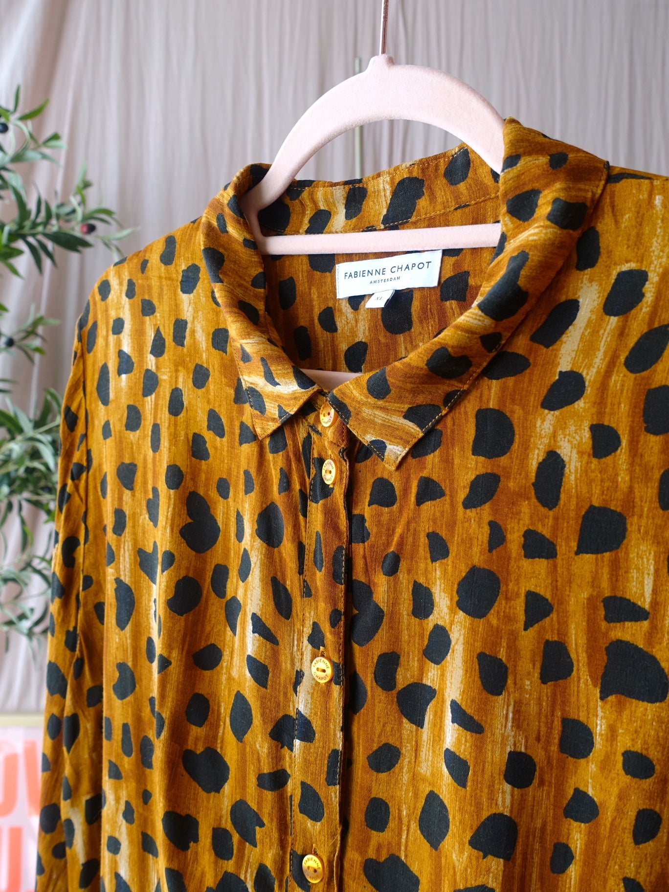 Fabienne Chapot viscose cheetah jurk