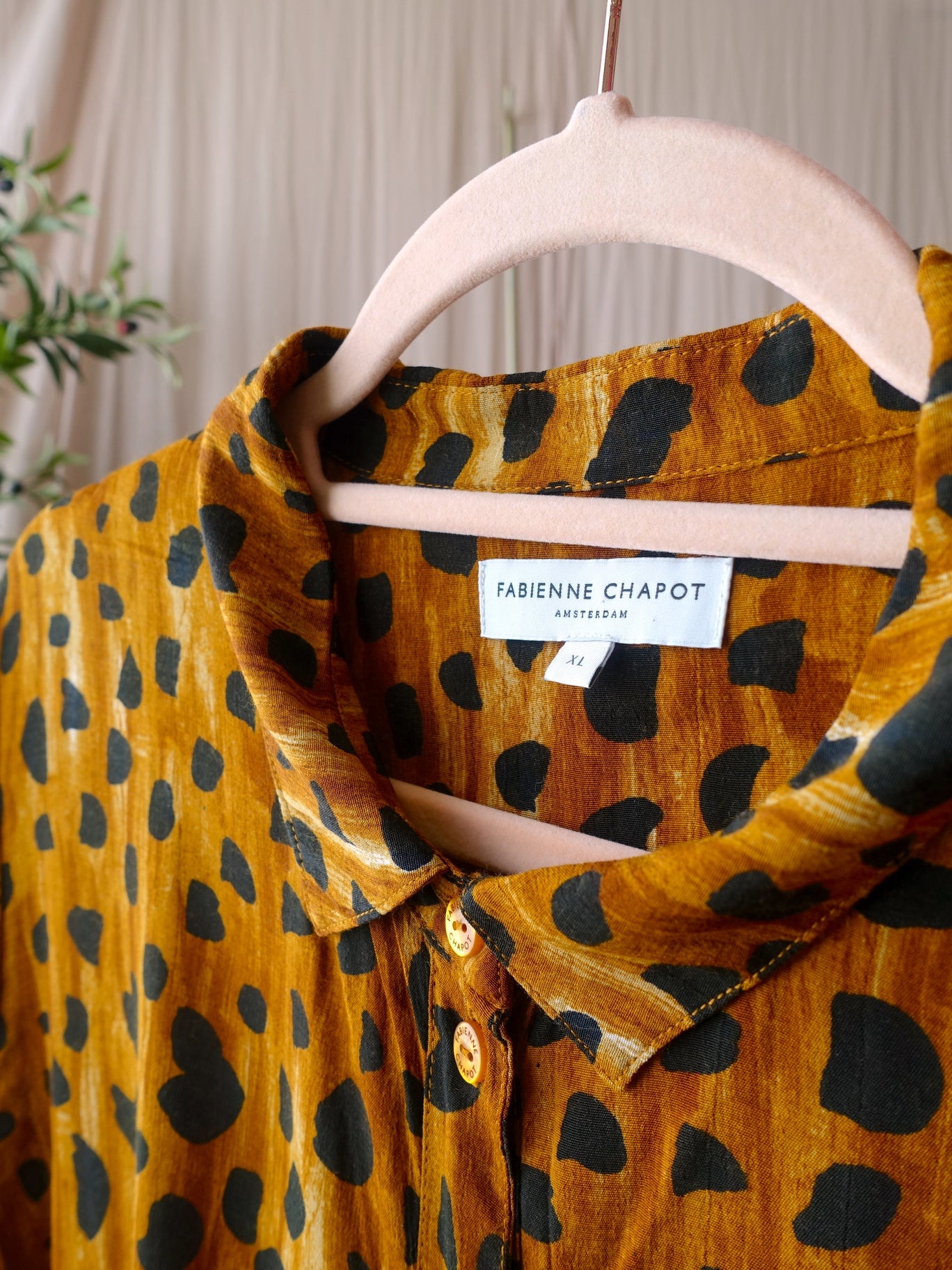 Fabienne Chapot viscose cheetah jurk