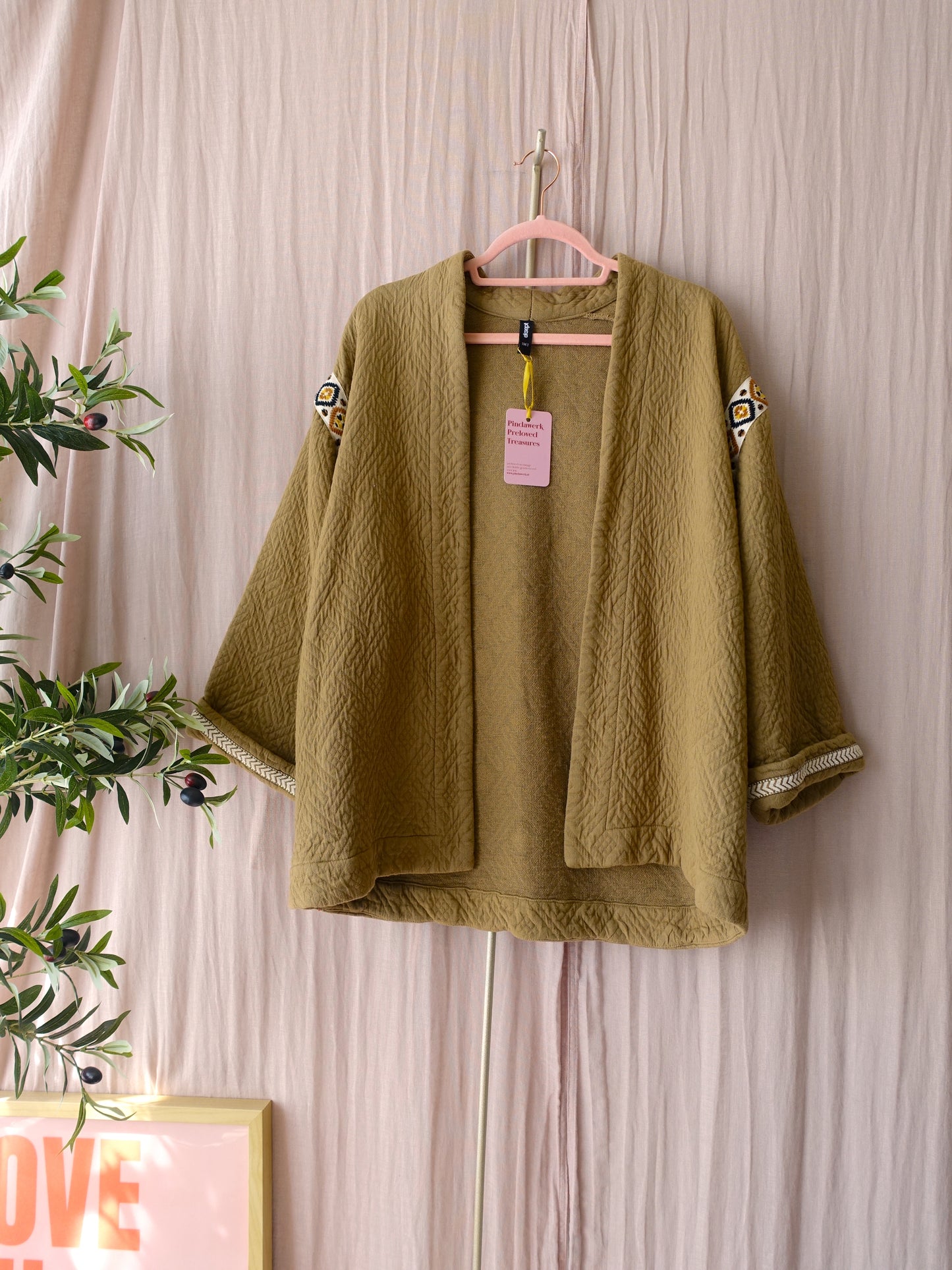 Shoeby kimono style jacket camel