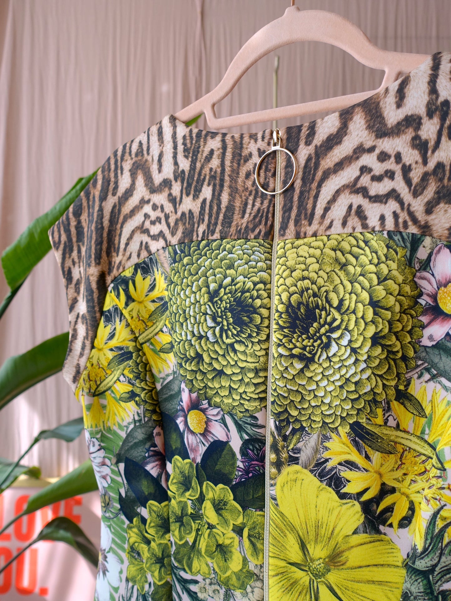 Marc Cain scuba mixed print jurk