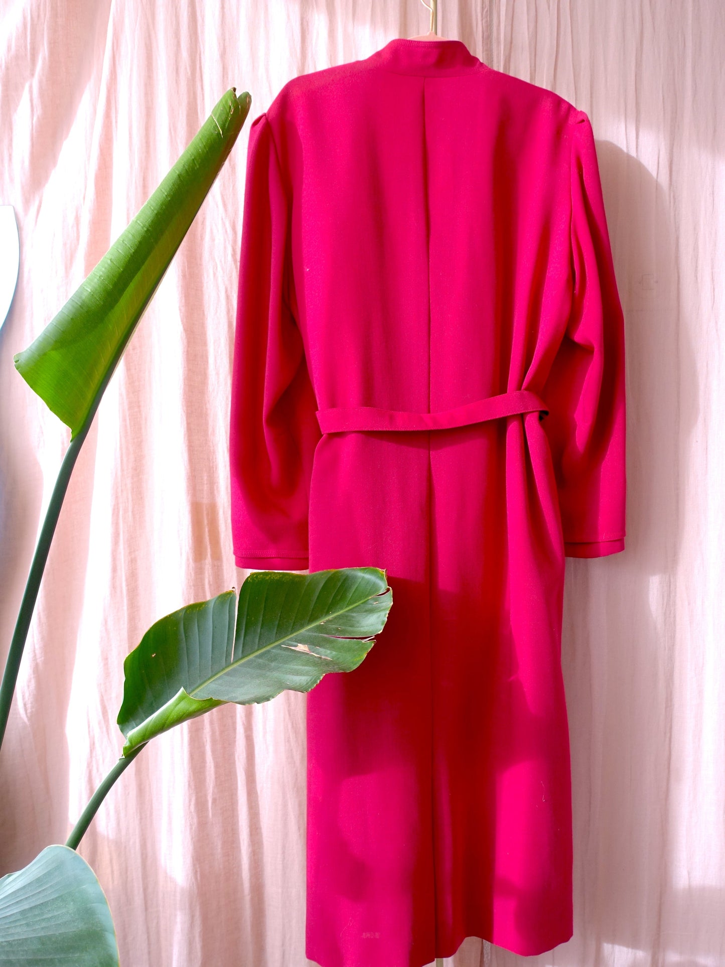 Vintage Parisienne paradise jurk pink